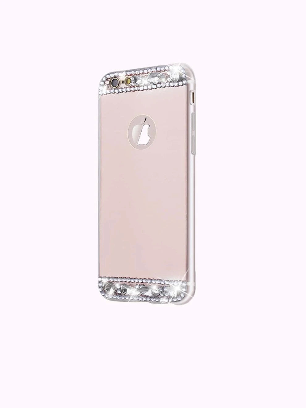 Rhinestone Decor Mirror Phone Case