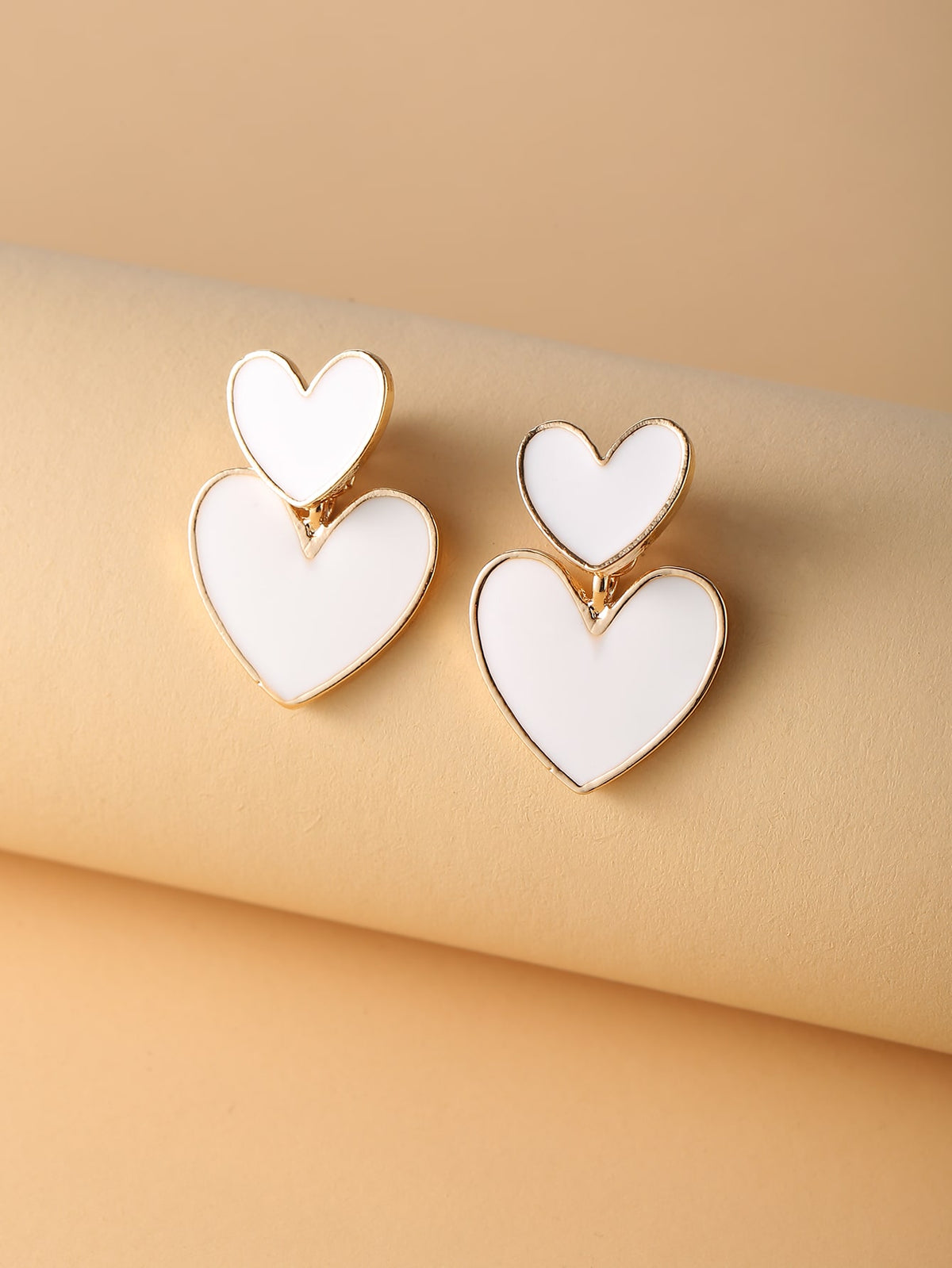 Double Heart Earrings