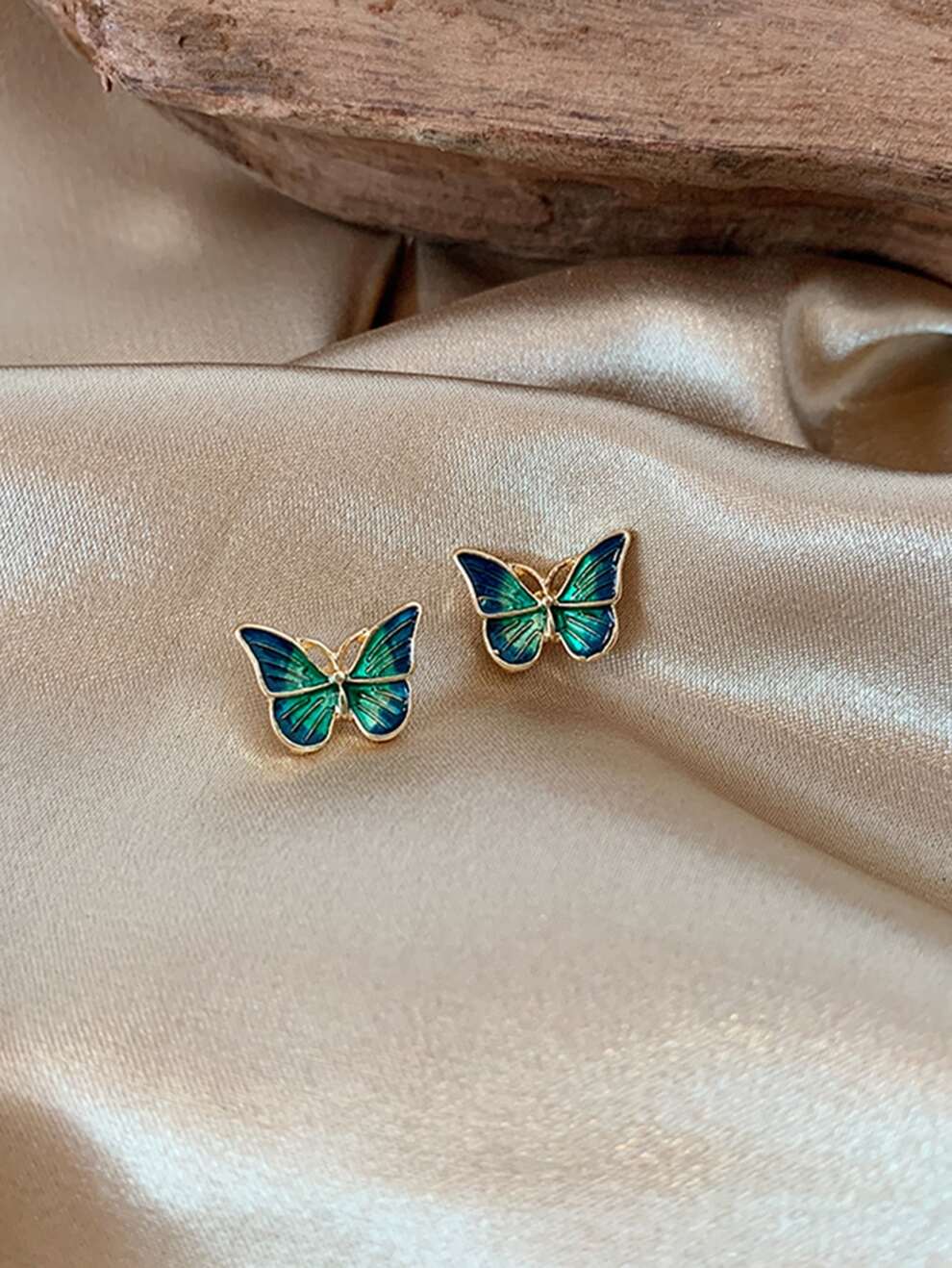 Butterfly Design Stud Earrings