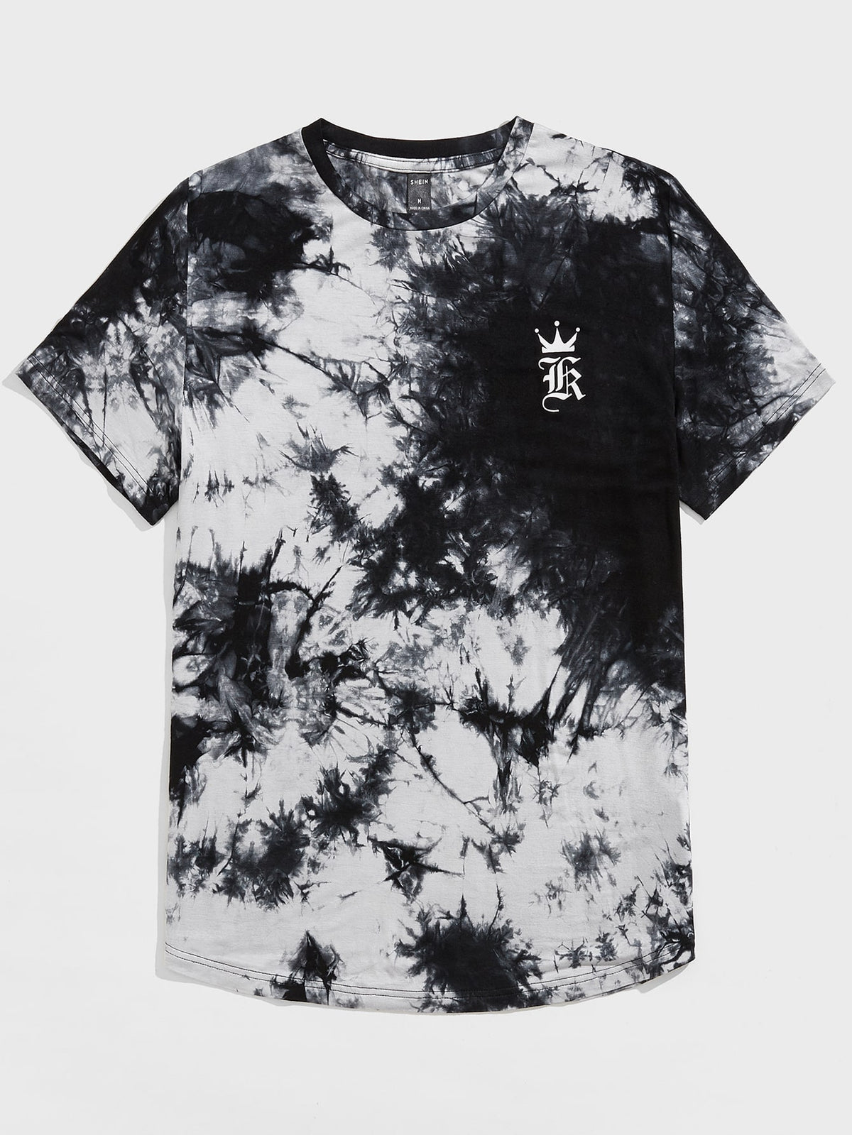 Manfinity LEGND Men Letter Graphic Tie Dye Tee