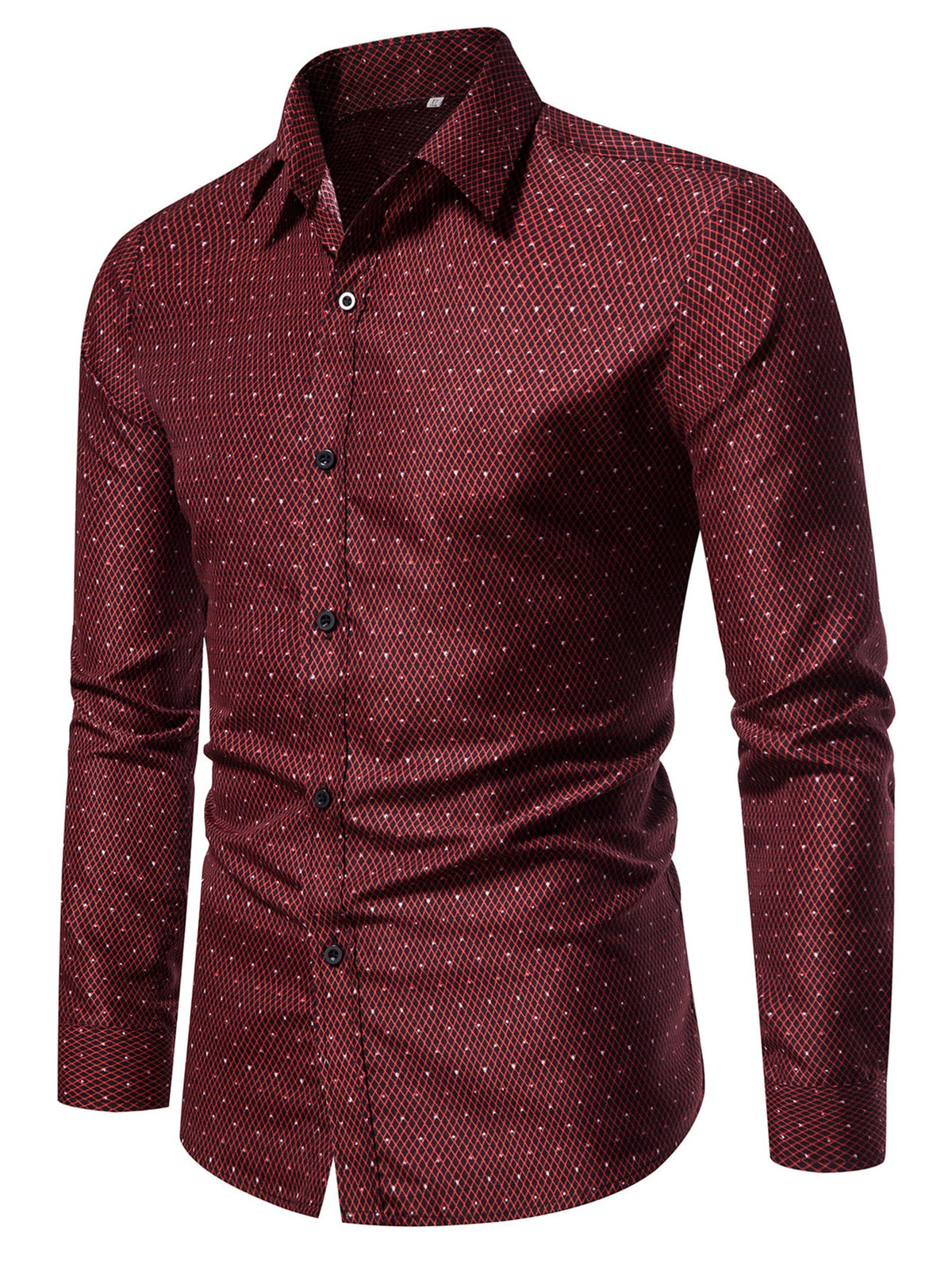 Manfinity Mode Men Argyle Print Shirt