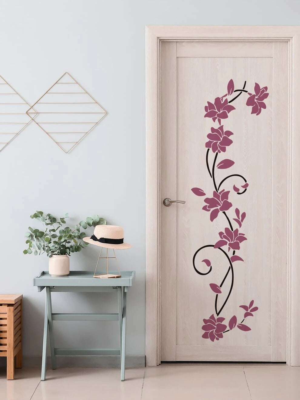 Flower Pattern Wall Sticker