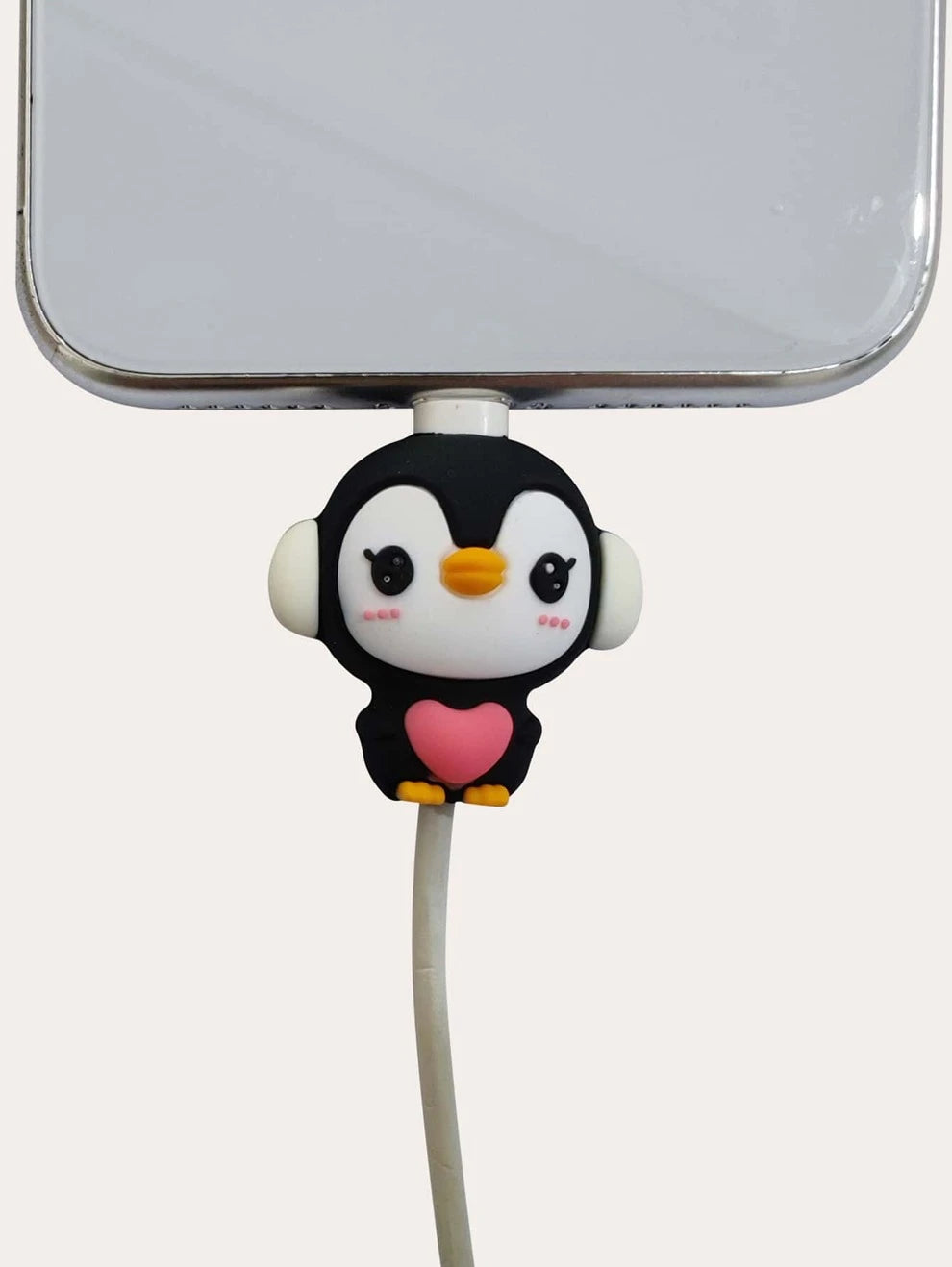 1pc Penguin Shaped Data Cable Protector