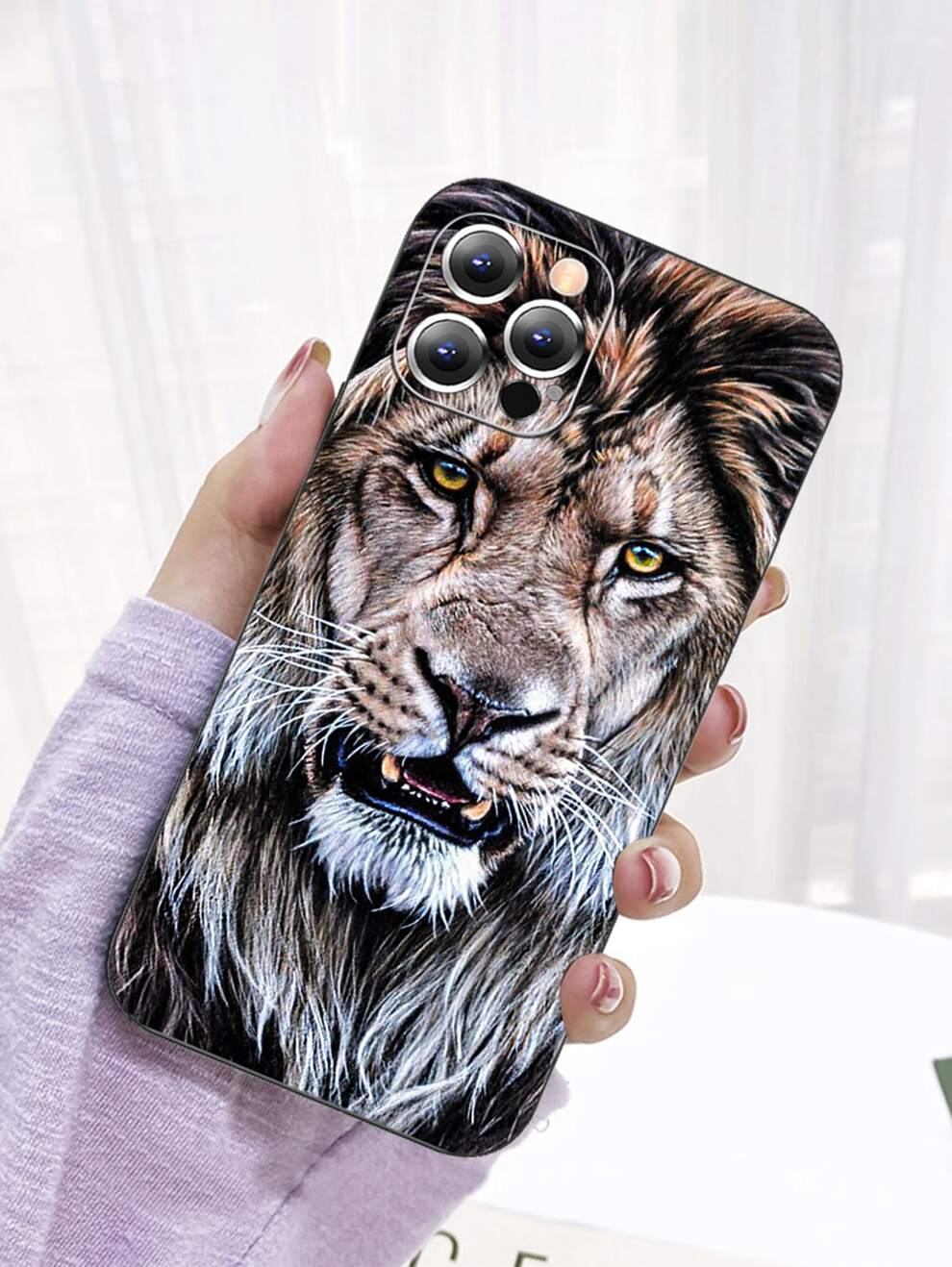 Lion Pattern Phone Case