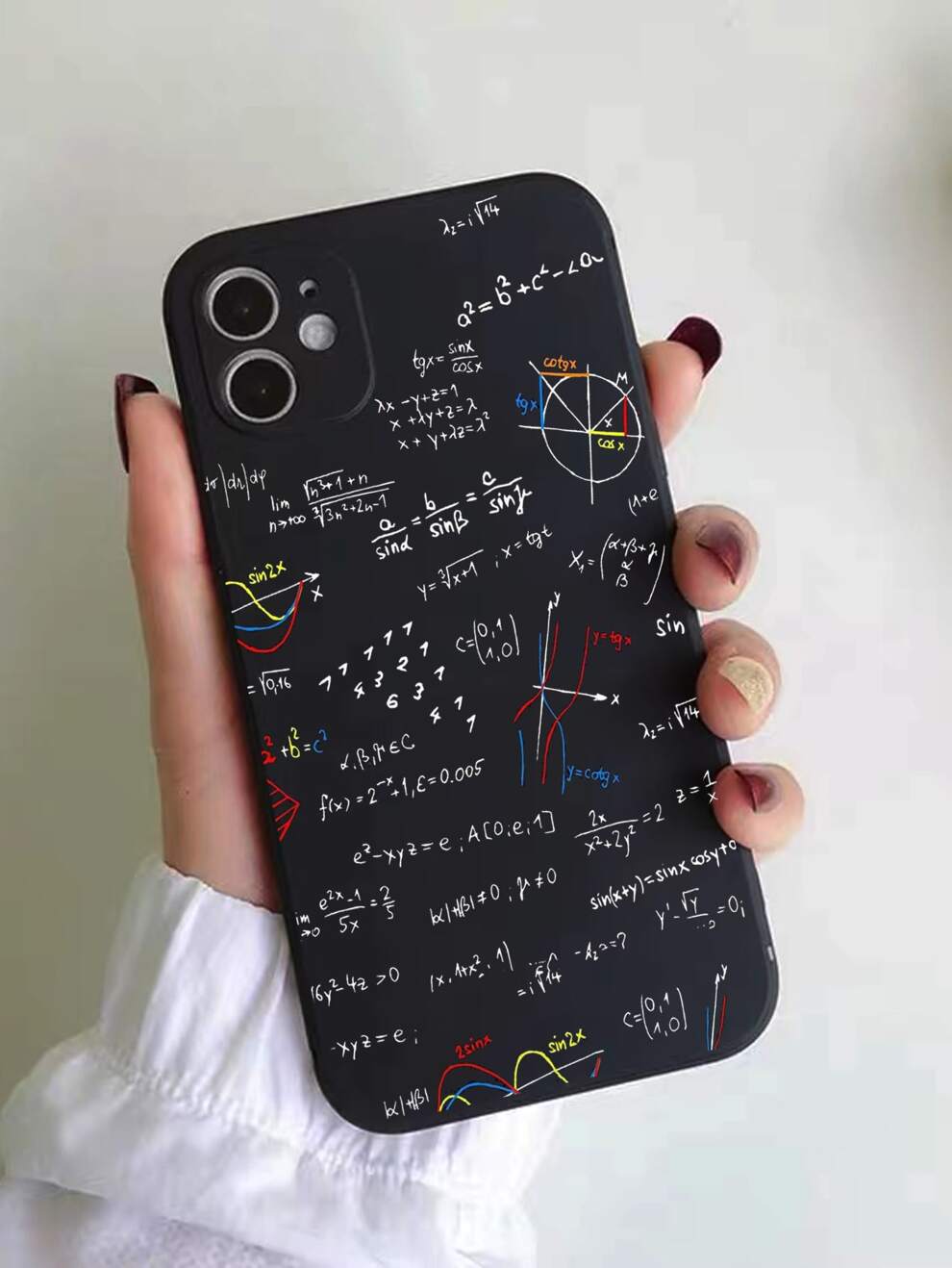 Mathematical Formula Phone Case Compatible With IPhone 11,Galaxy A52,Xiaomi Redmi 9A