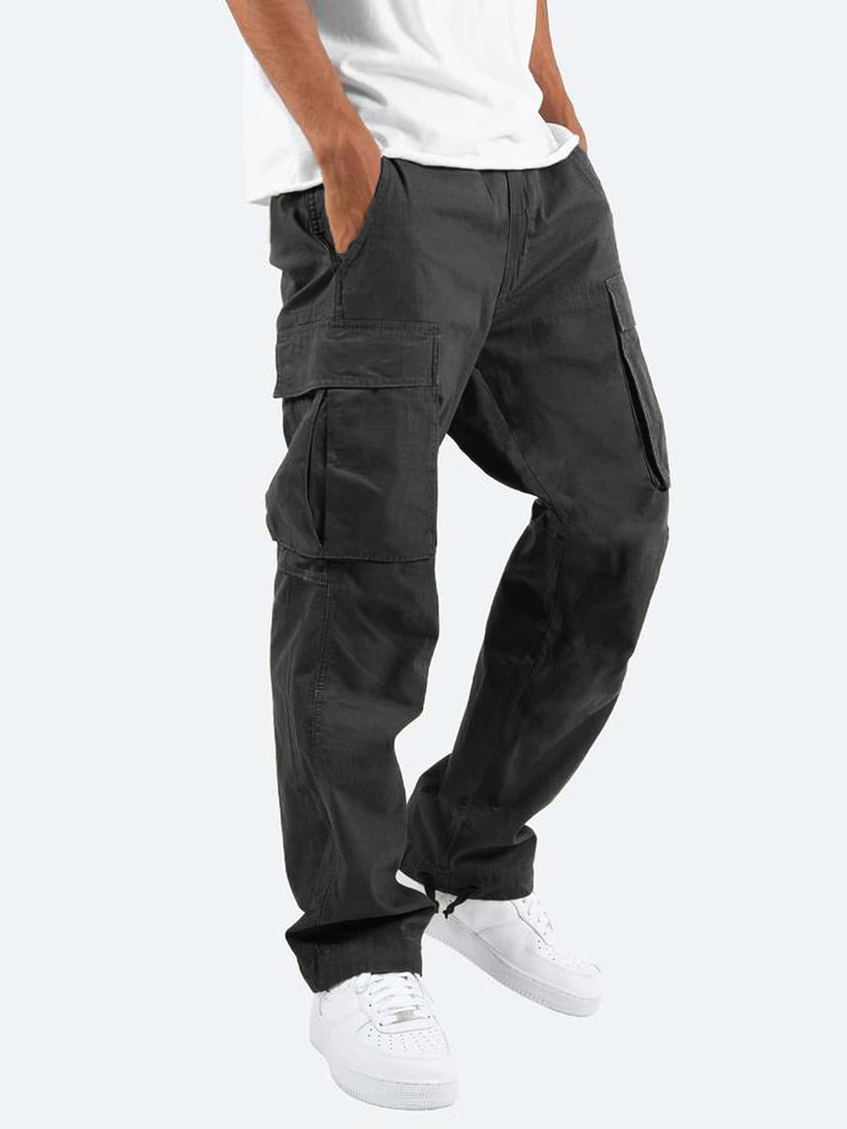 Manfinity LEGND Men Zip Fly Cargo Pants