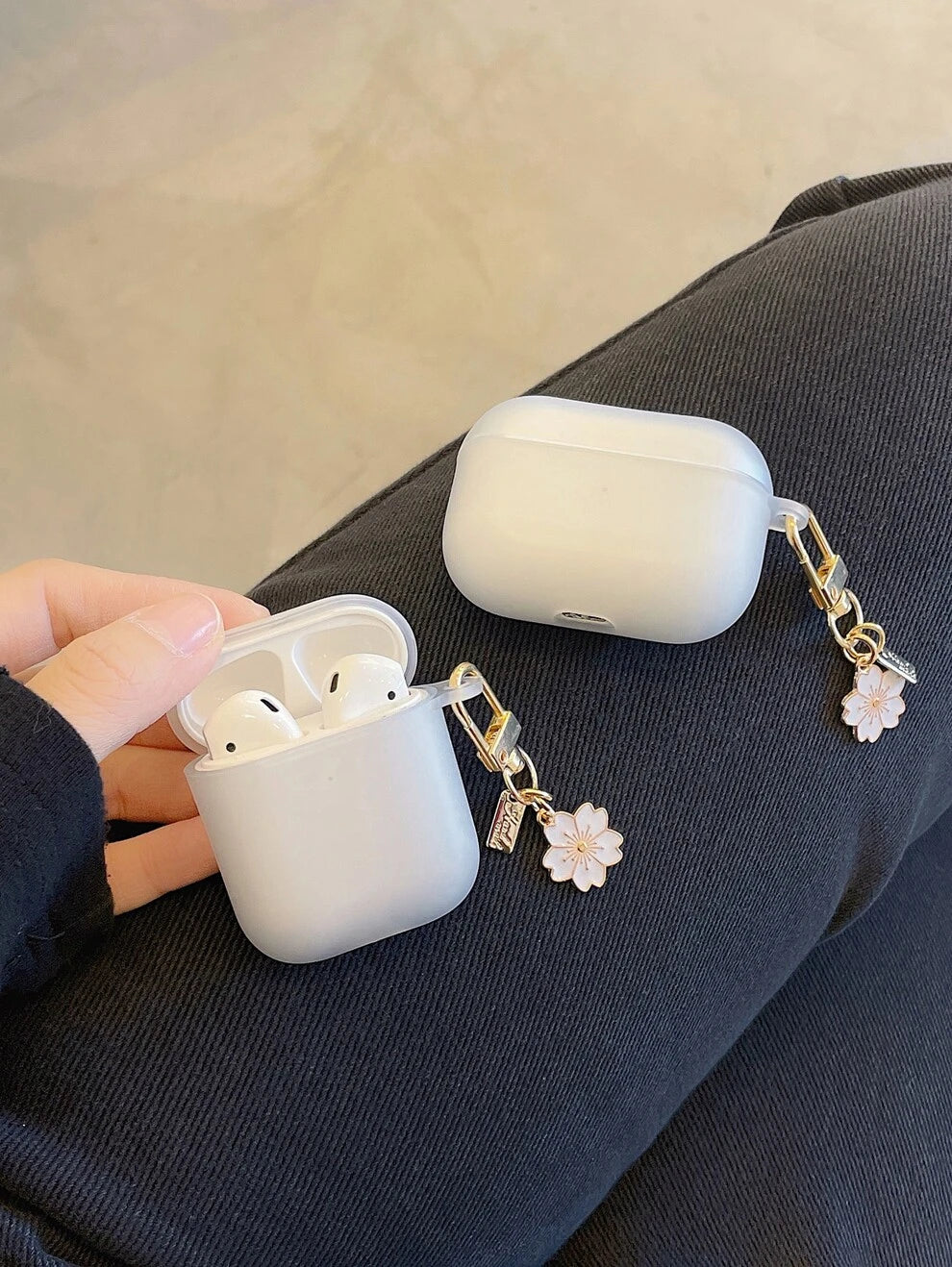 Flower Pendant Case Compatible With Airpods For AirPods1/2 AirPods Pro