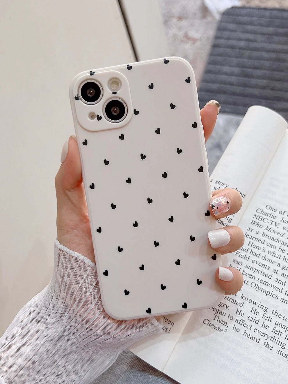 Heart Pattern Phone Case