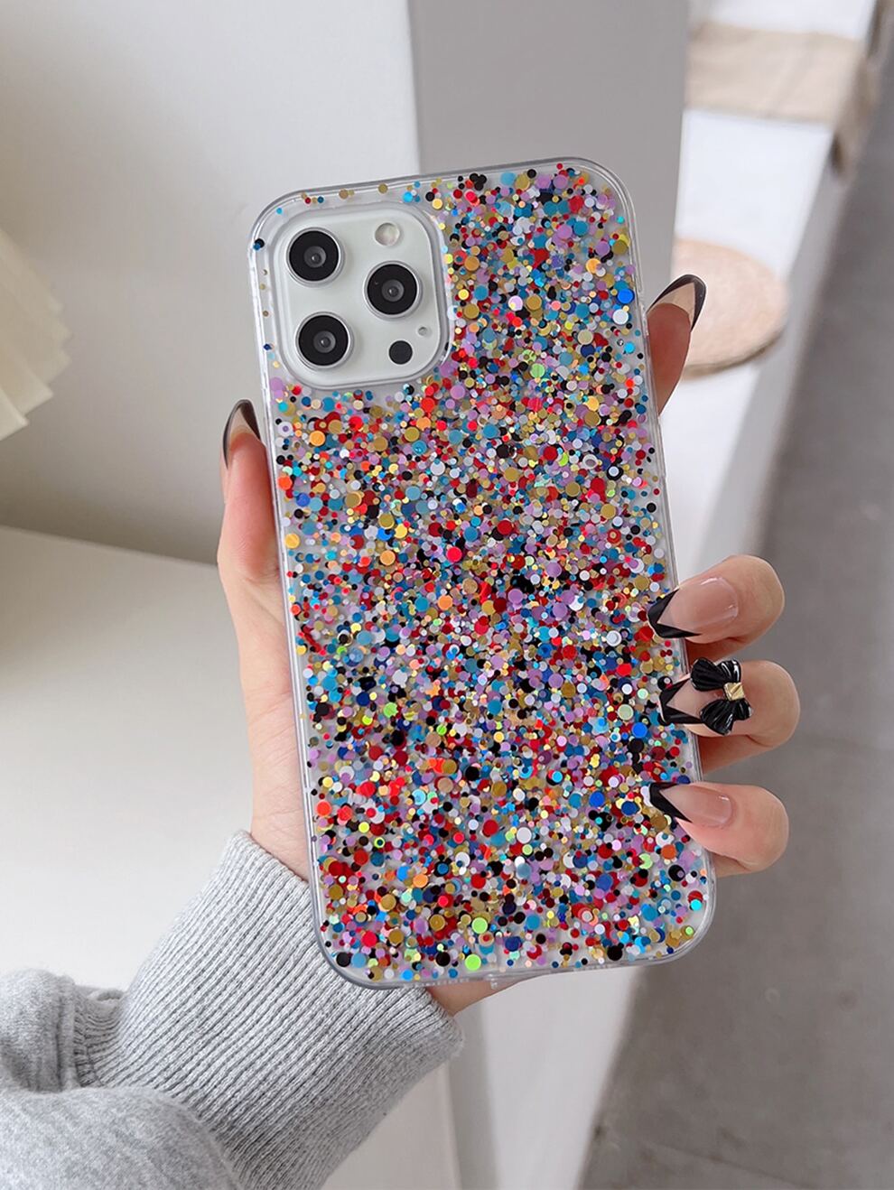 Sequin Decor Phone Case