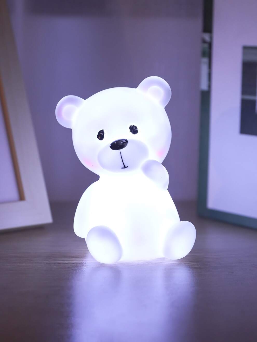 Bear Shaped Night Light, Cute Decorative Light, Creative Kawaii Bedroom Bedside Lamp For Baby Feeding Eye Protection, Children's Birthday Gift