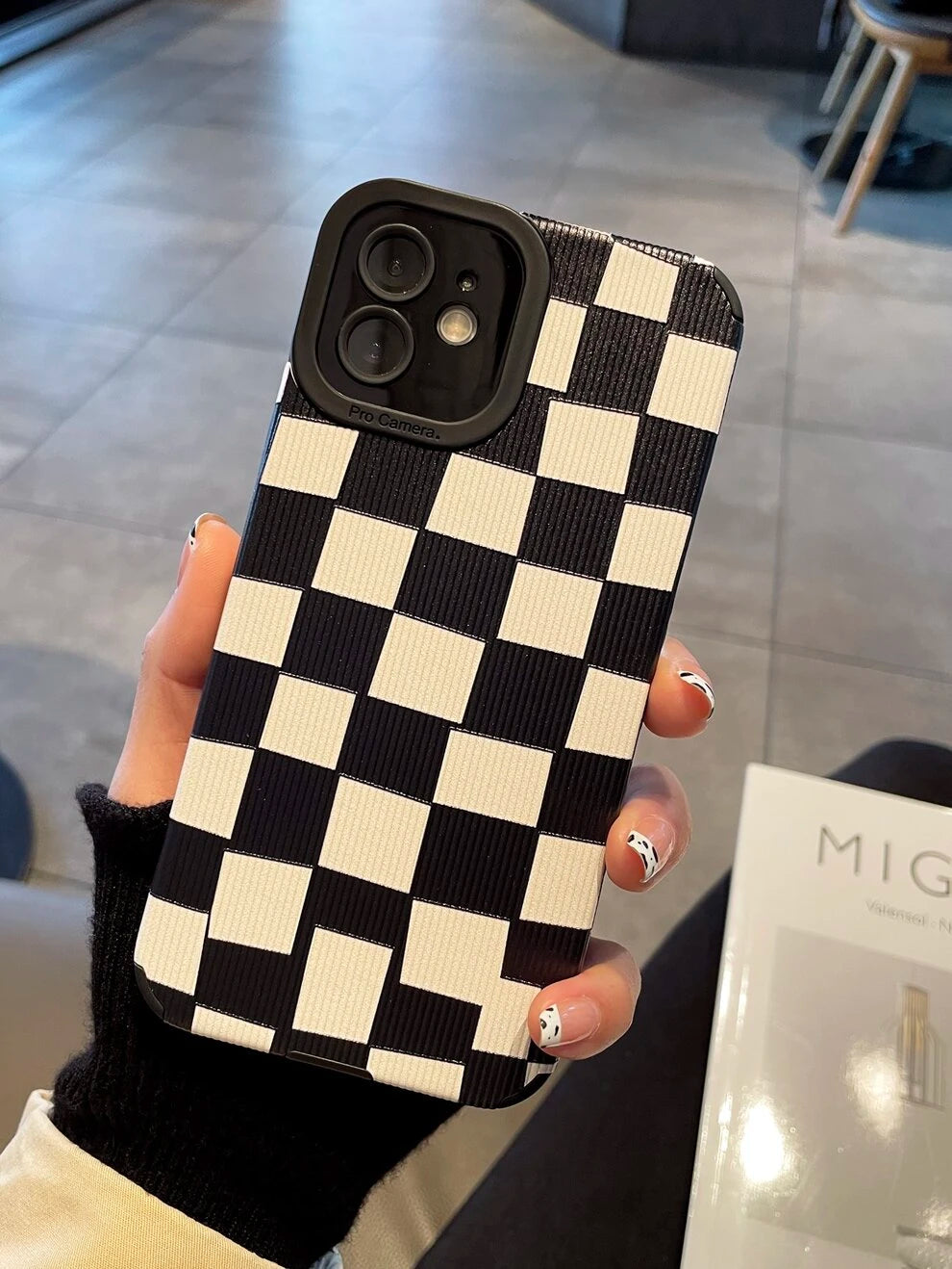 Checkerboard Phone Case Compatible With IPhone 11,IPhone 13,IPhone 14 Pro Max