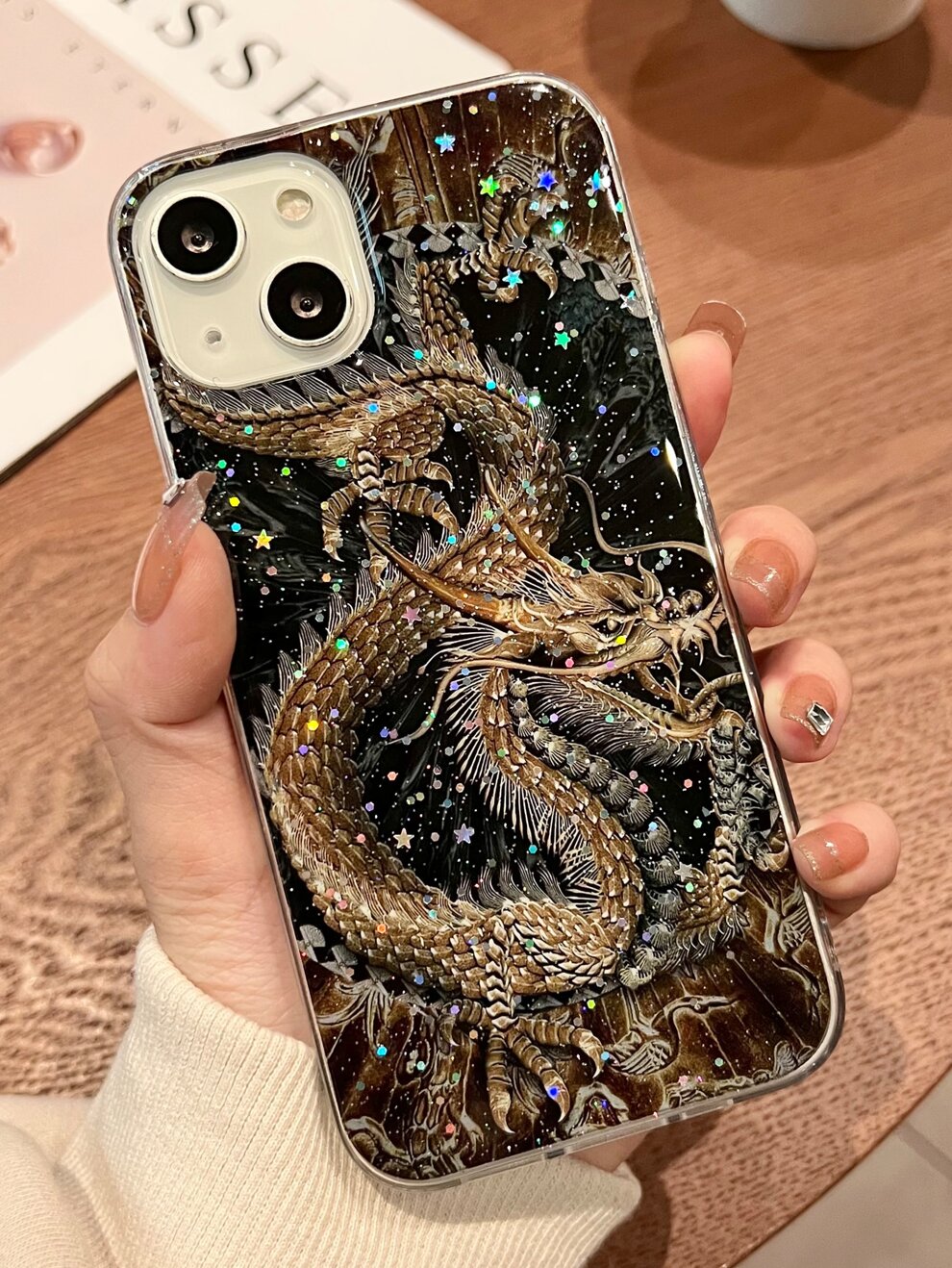 Chinese Dragon Print Phone Case Compatible With IPhone 11,IPhone 13,IPhone 14 Pro Max