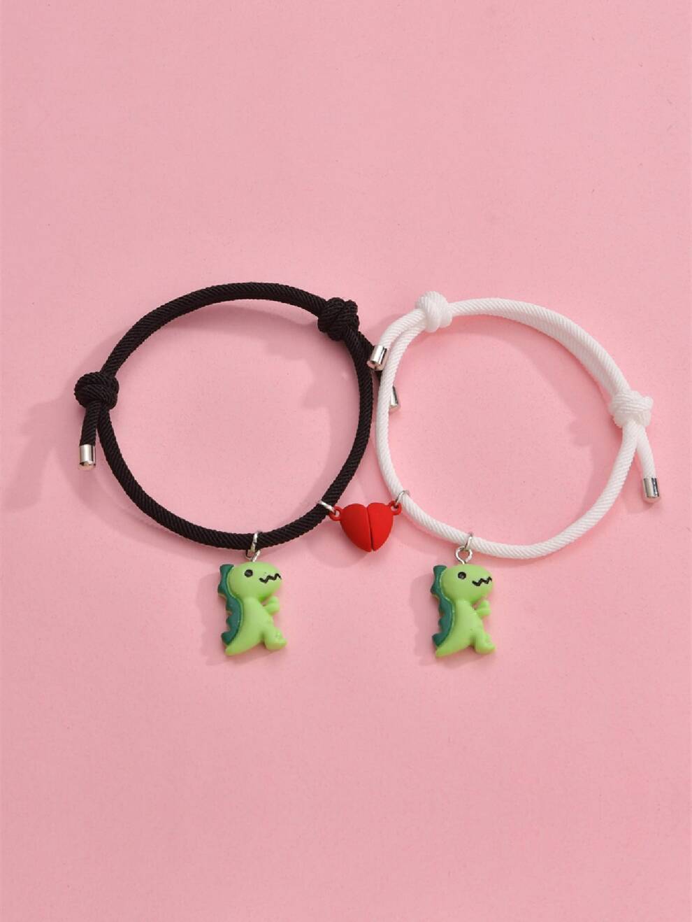 2pcs Dinosaur Charm Bracelet