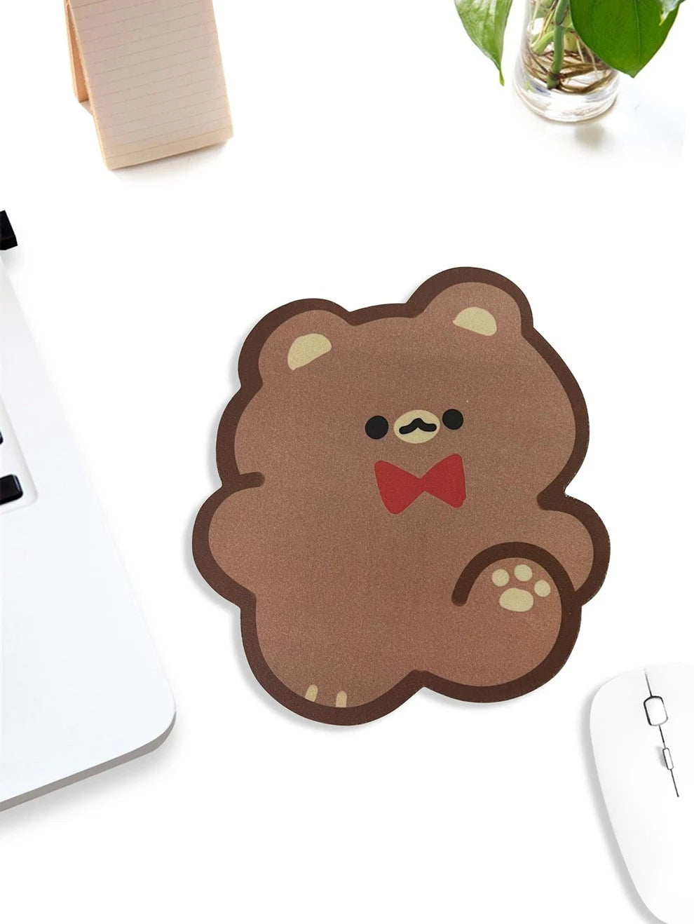 Cartoon Bear Shaped Mouse Pad