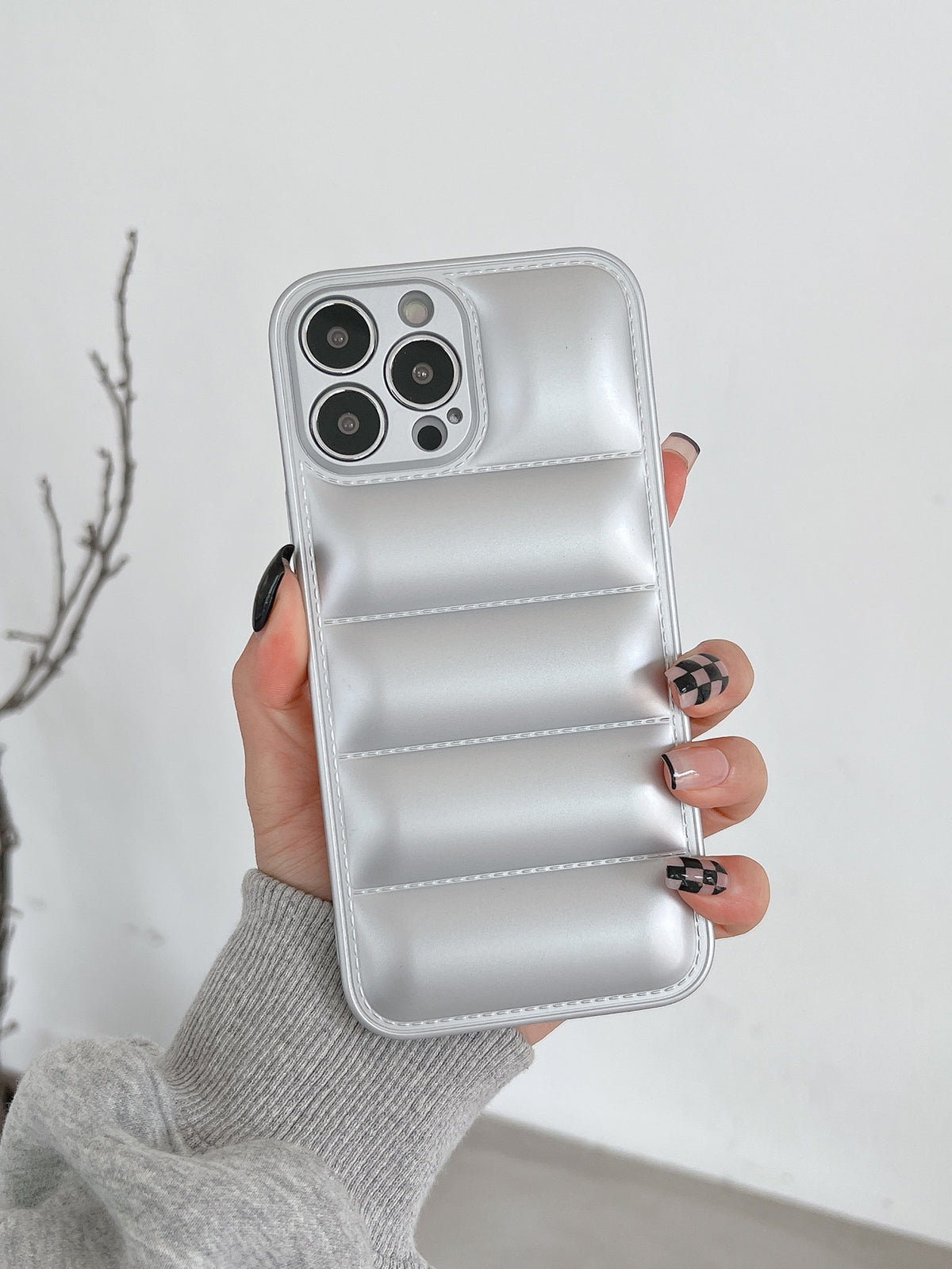 Plain Puffer Phone Case