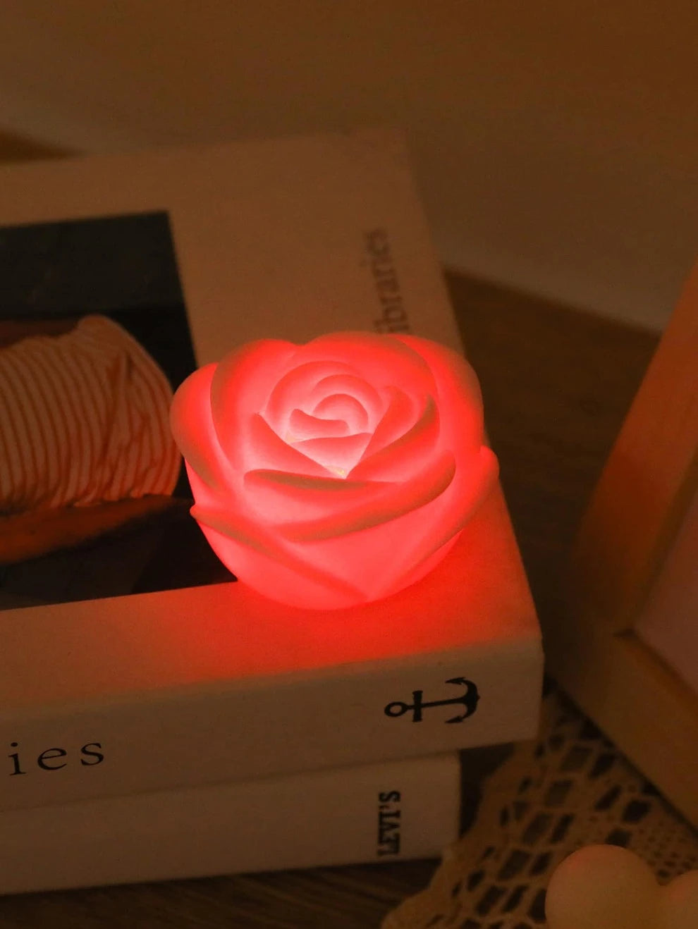 Rose Shaped Night Light