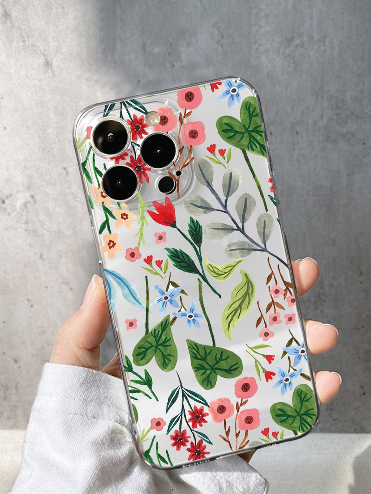 Flower Print Phone Case