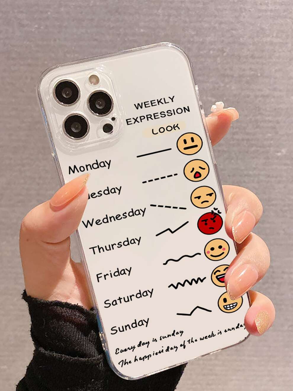 Letter Graphic Phone Case