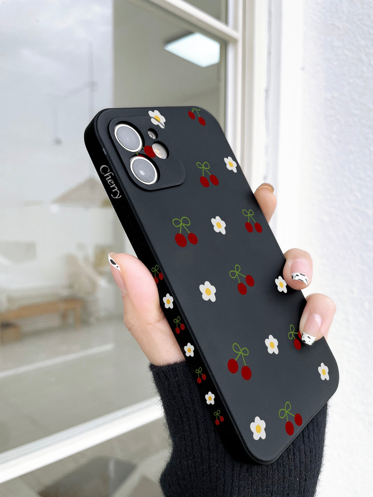 Cherry Painted Phone Case