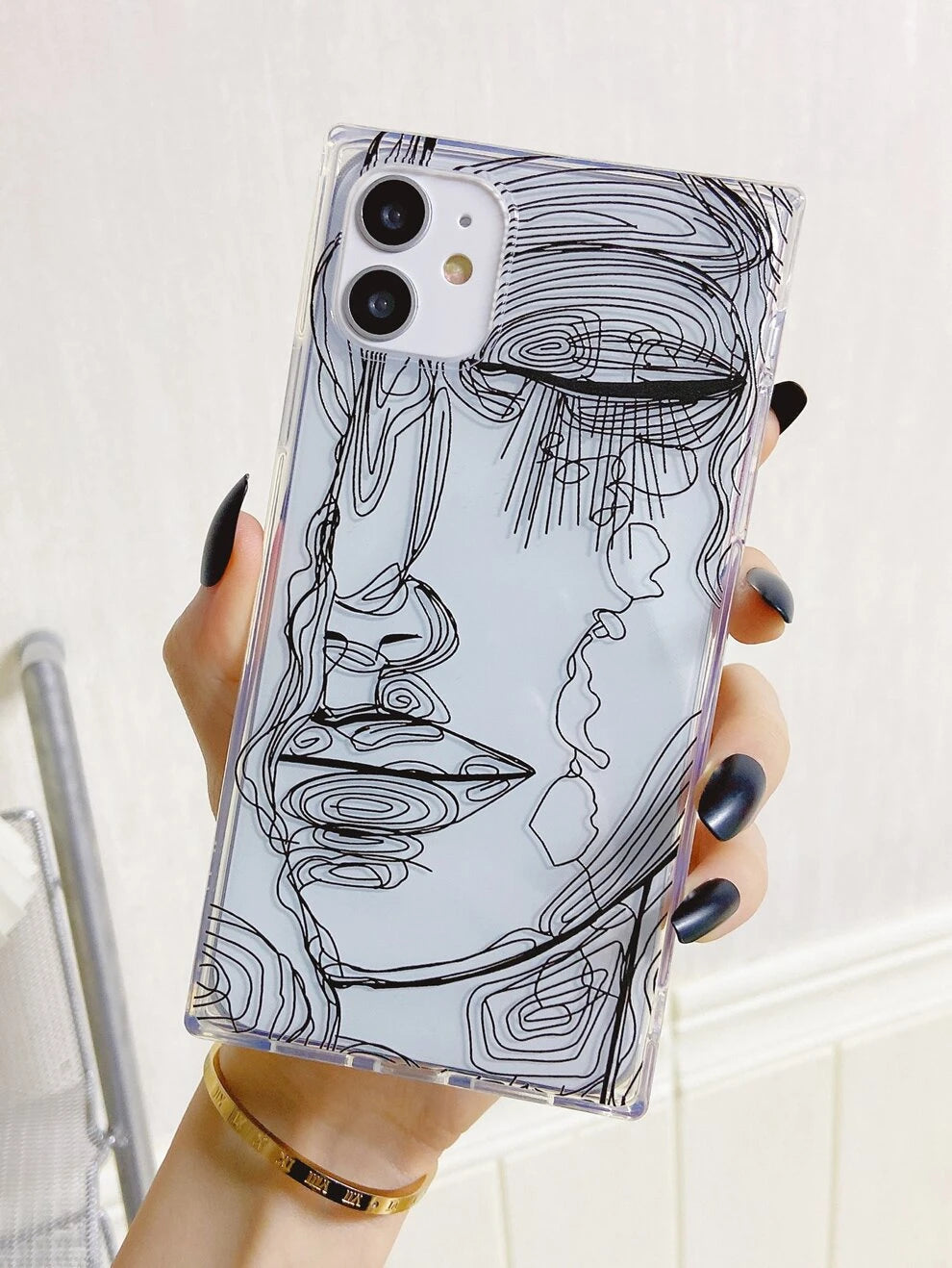 Abstract Figure Graphic Phone Case