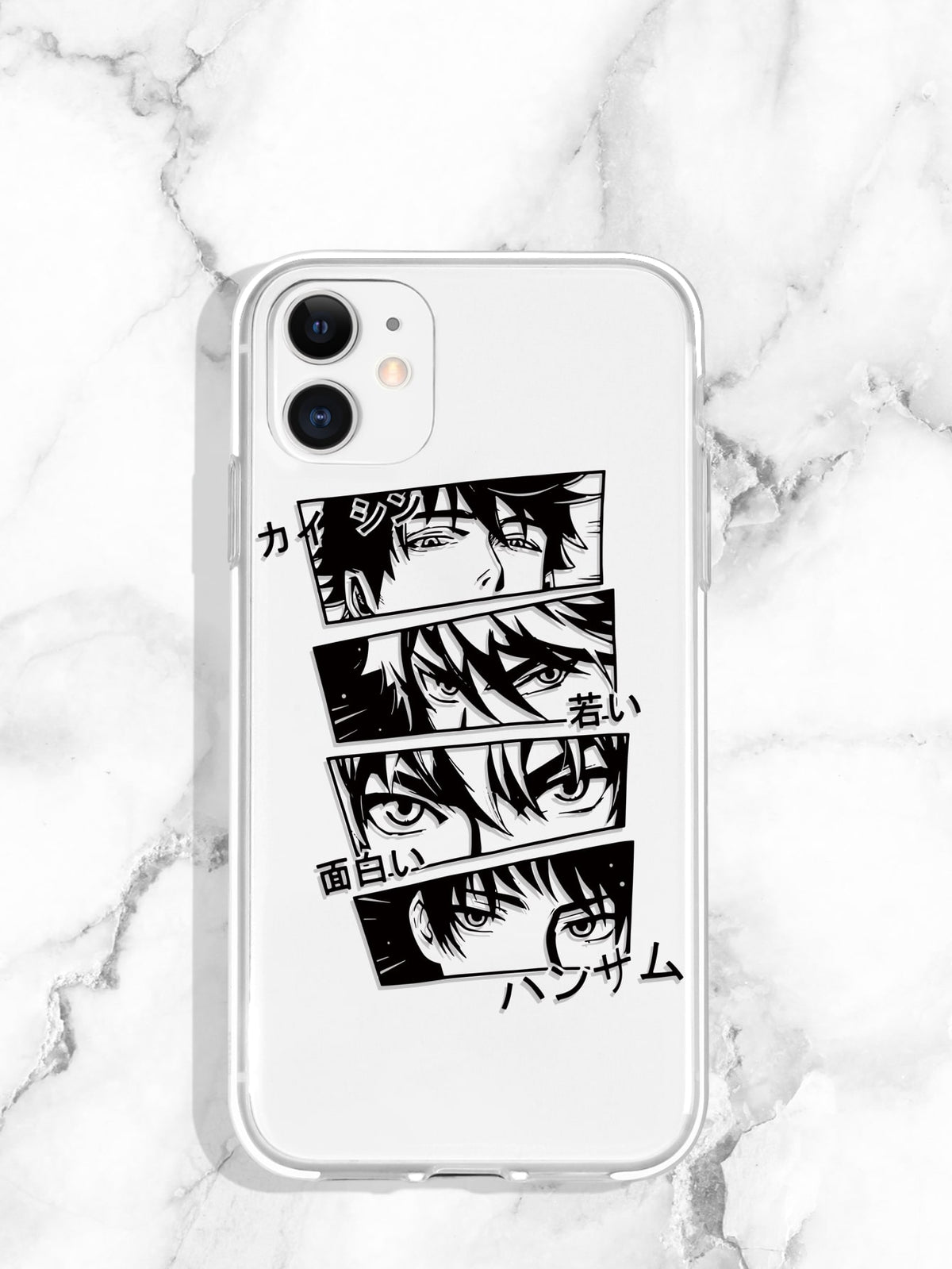 Figure Graphic Clear Phone Case