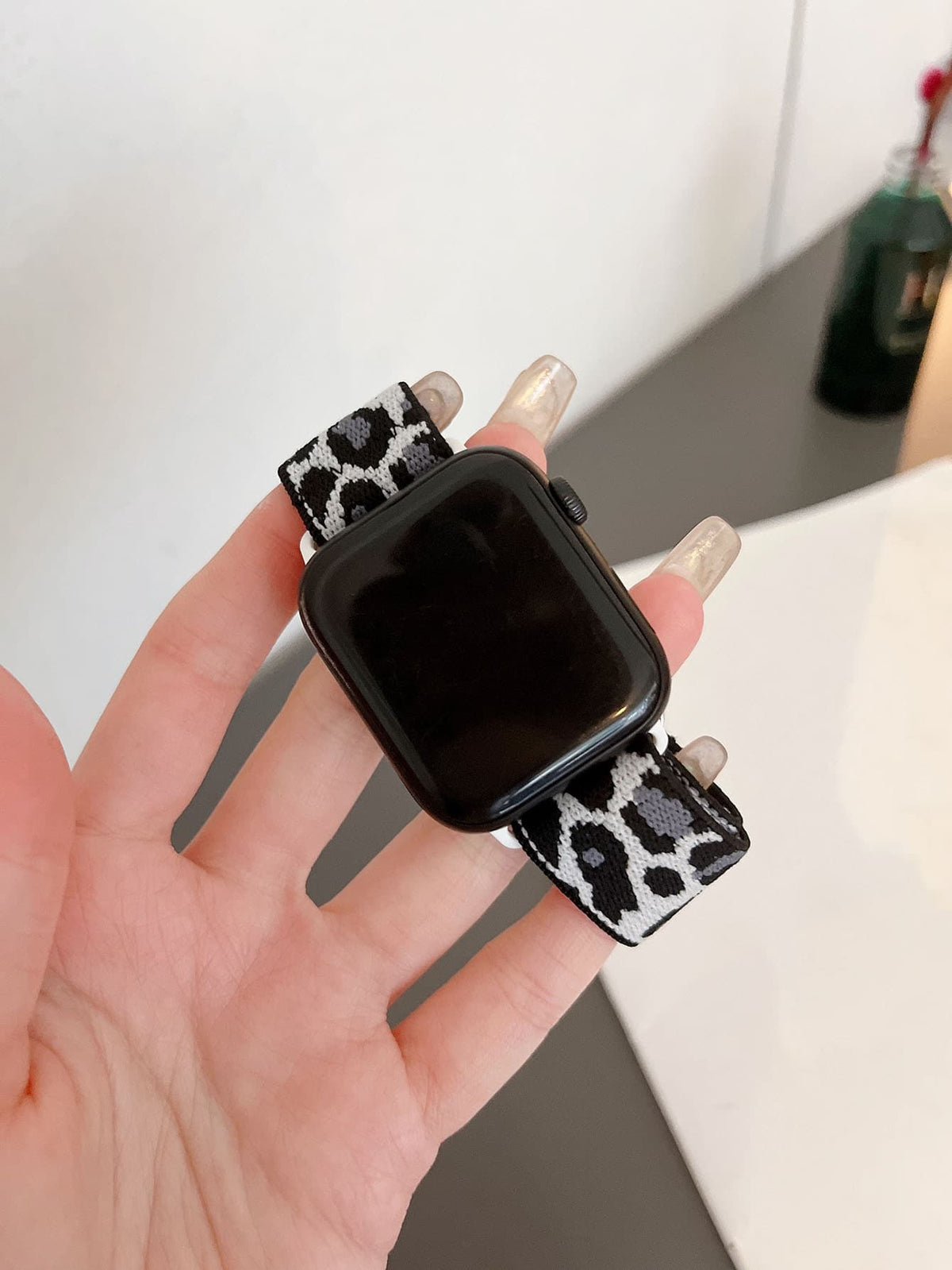 Leopard Watchband Compatible With Apple Watch