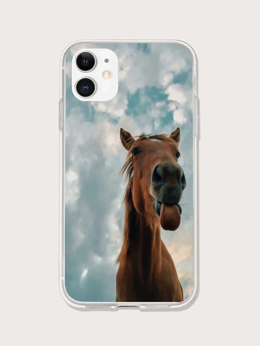 Funny Horse Print Phone Case Comptible With Xiaomi Redmi 9A,Galaxy A52,IPhone 11