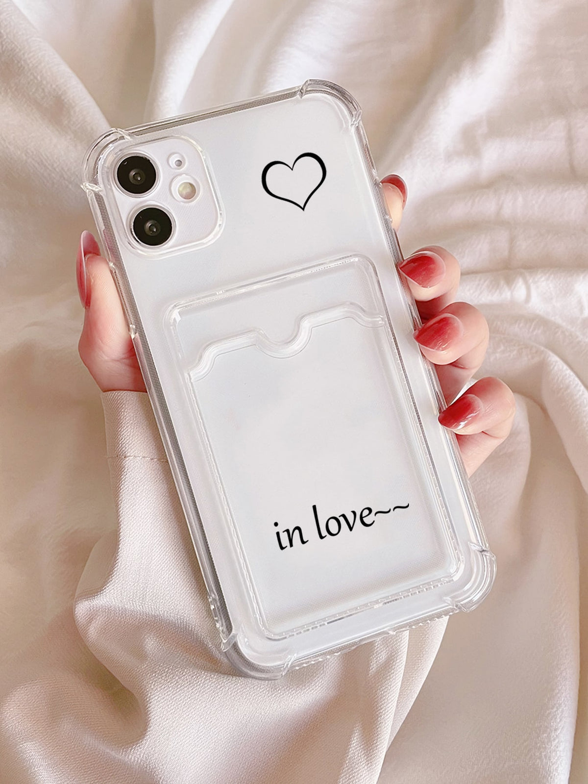 Clear Card Slot Phone Case