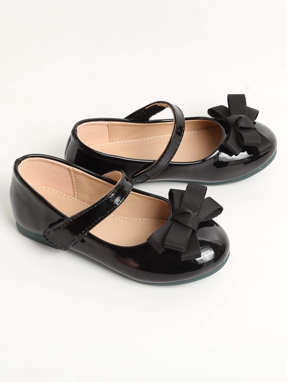 Girls Bow Decor Mary Jane Flats