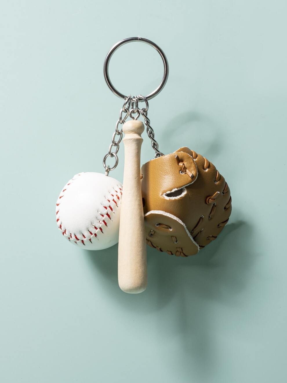 1PC Baseball Charm Keychain, Bag Pendant Bag Charm Key Chain,Sport,Bag Purse Charm Casual