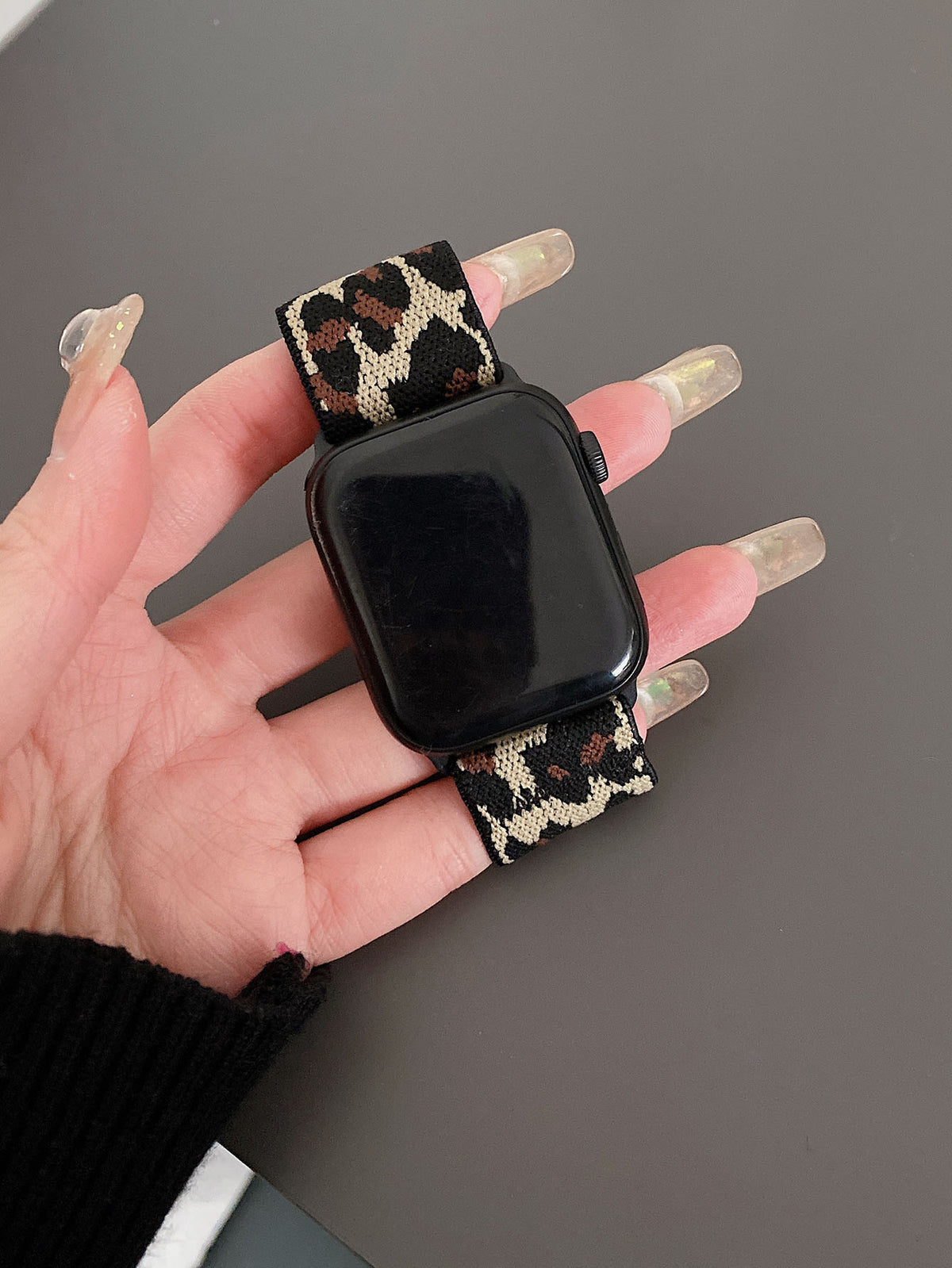 Leopard Watchband Compatible With Apple Watch