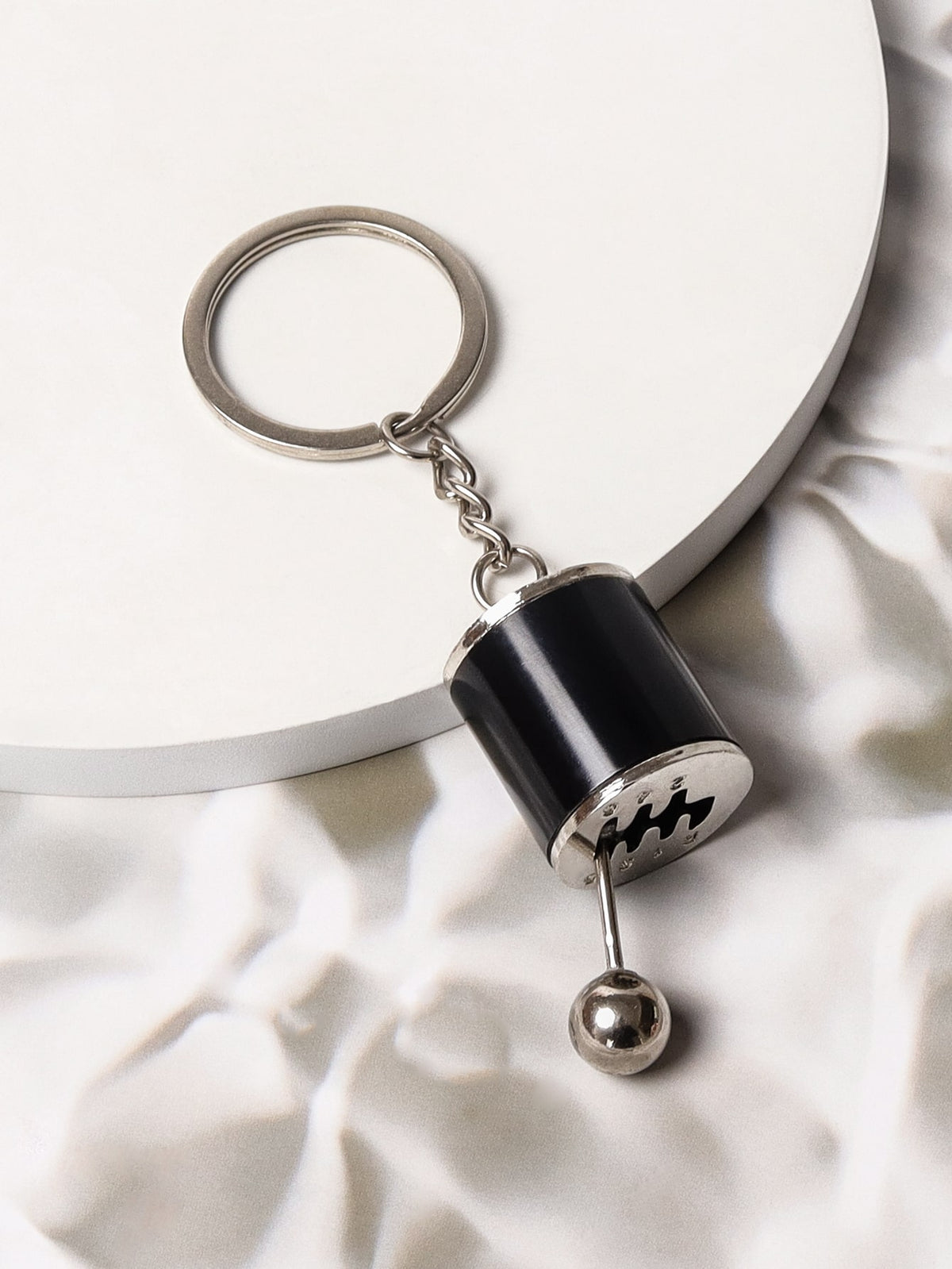 Manual Gear Charm Keychain