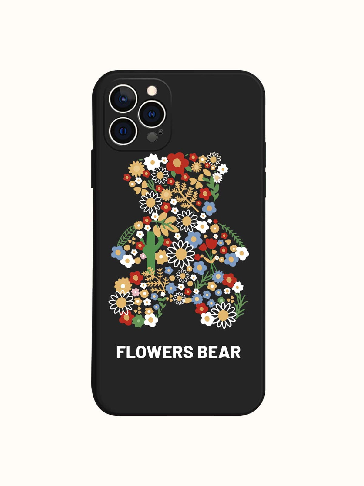 Floral Bear Phone Case