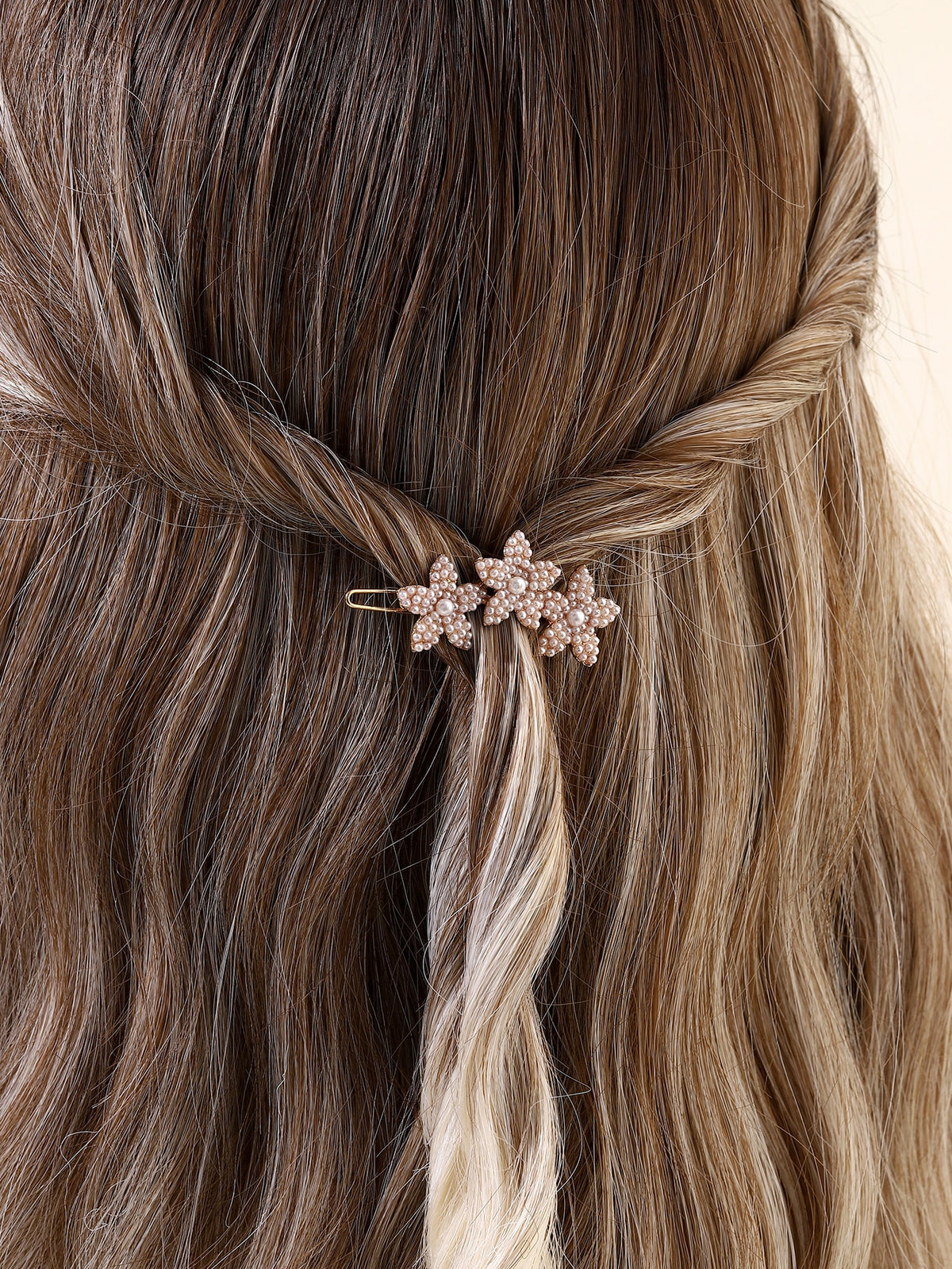 Faux Pearl Flower Hair Clip Elegant, Cute, And Stylish Side Hair Clip