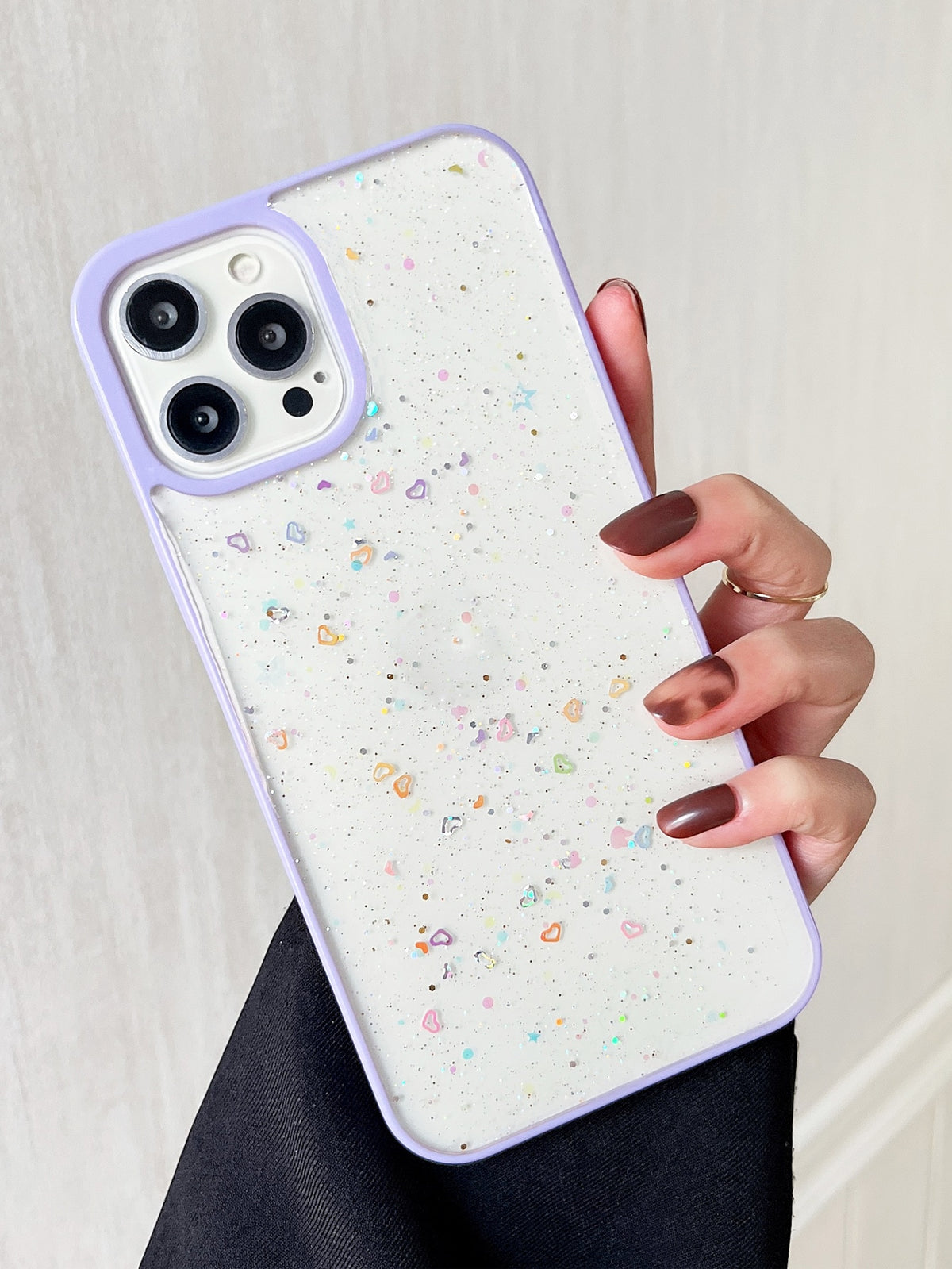 Glitter Clear Phone Case