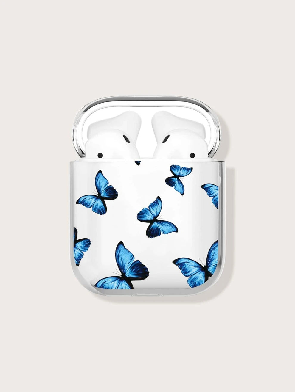 ROMWE Butterfly Pattern Case Compatible With AirPods