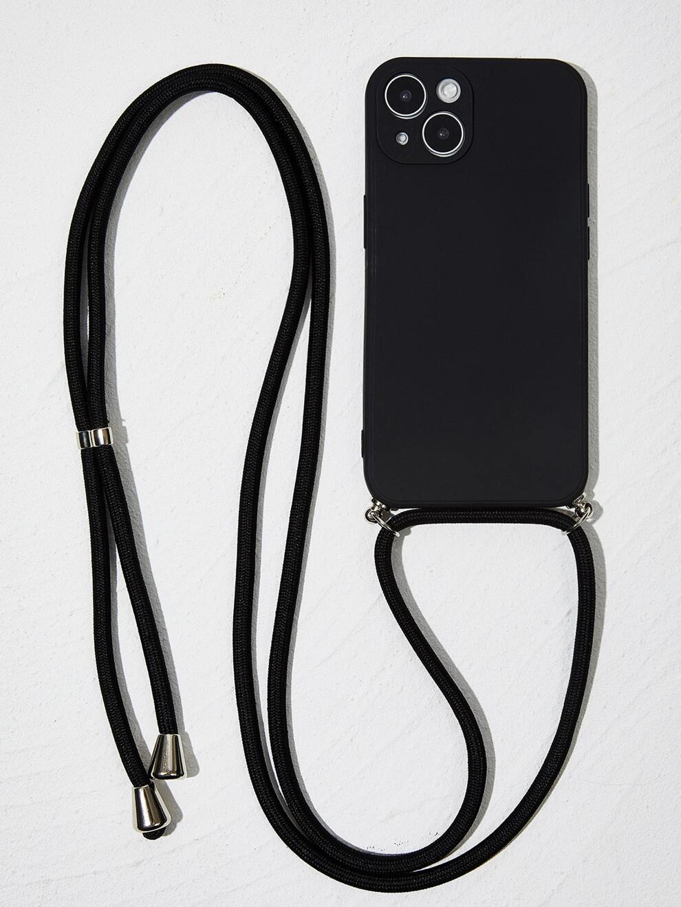 Plain Phone Case With Lanyard Compatible With iPhone 15/15Pro/15Plus/15Promax