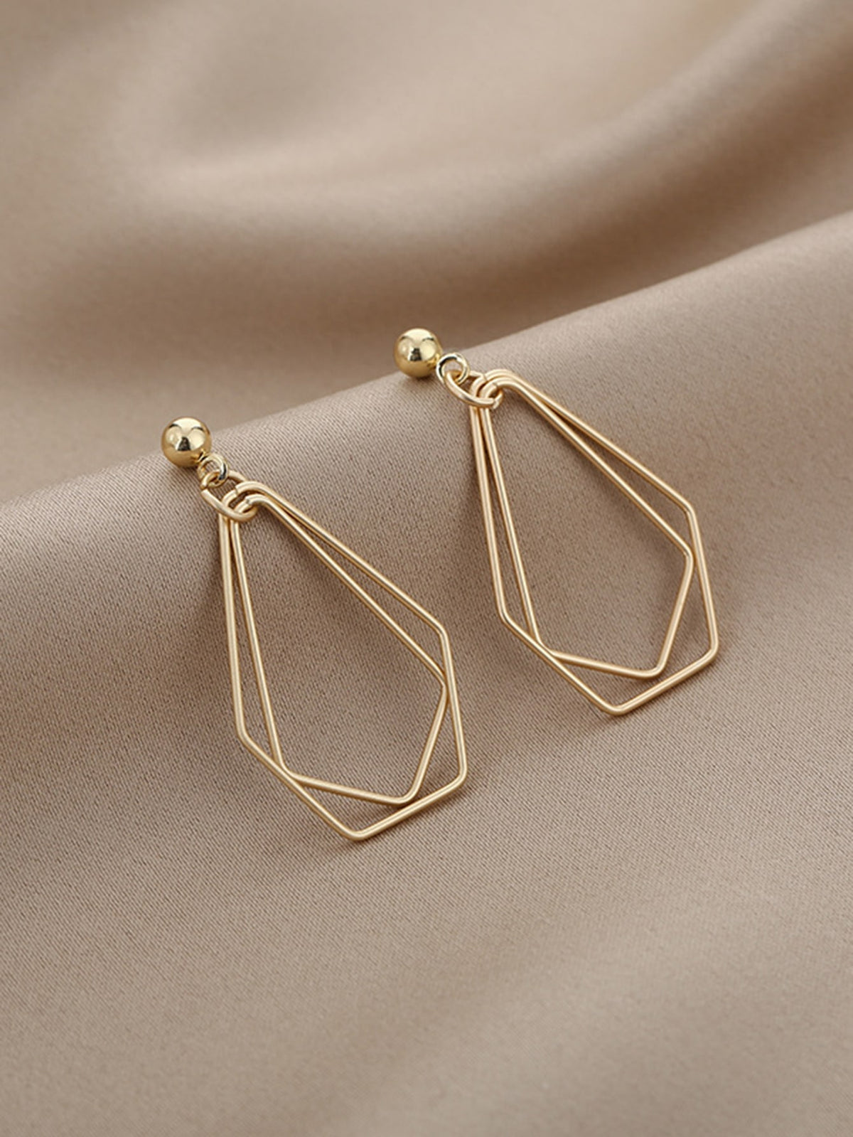 Hollow Geometric Earrings