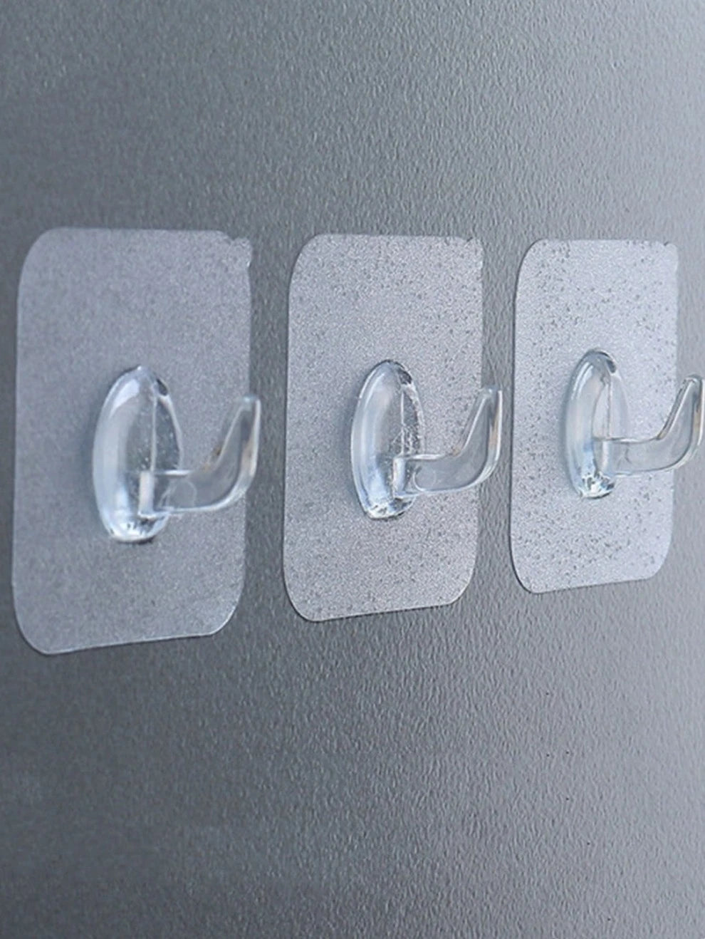 10pcs Transparent Wall Hooks Hangers Self Adhesive Door Wall Hangers Hooks Suction Heavy Load Rack For Kitchen Bathroom Accessories