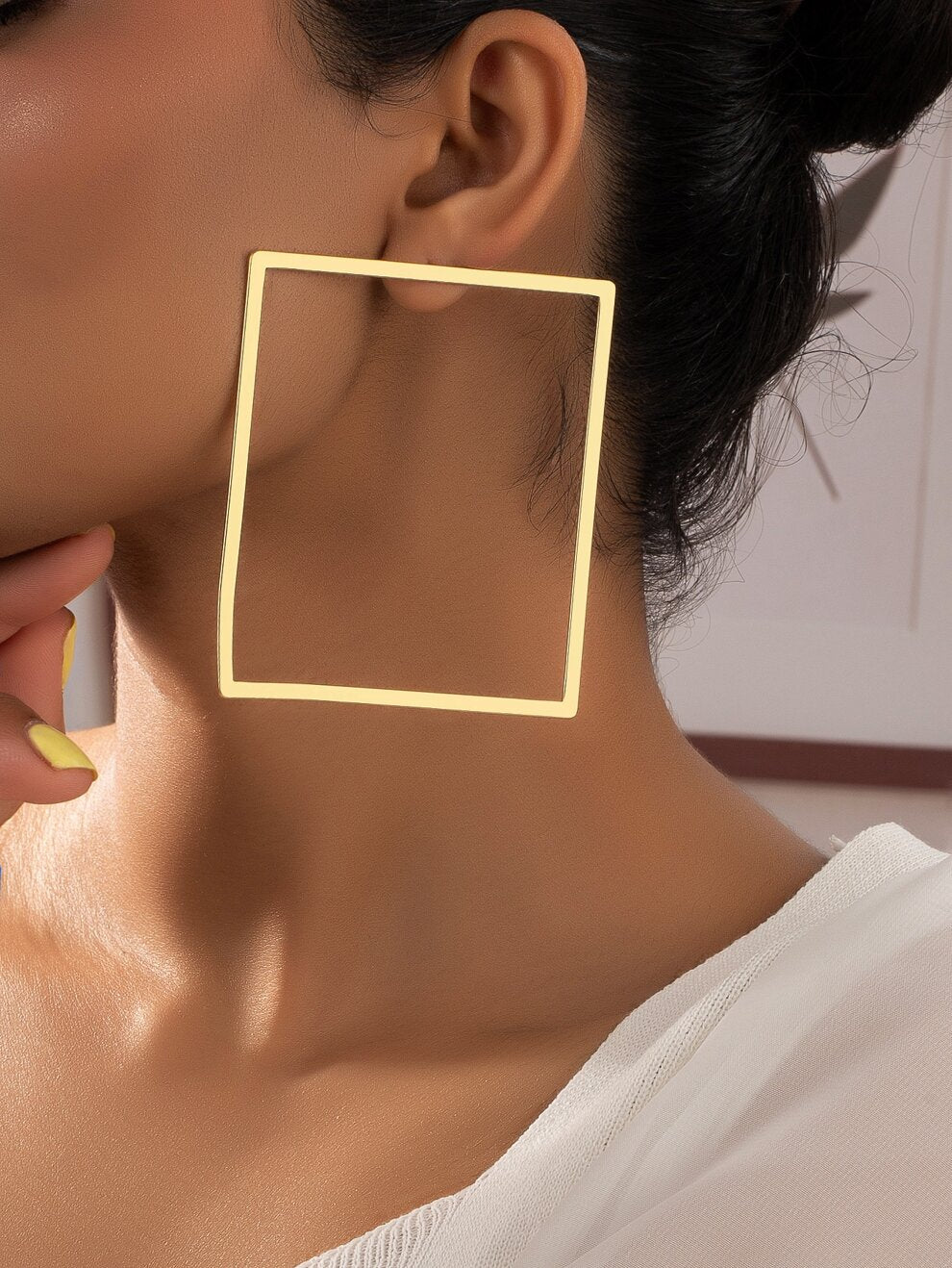 Square Stud Earrings