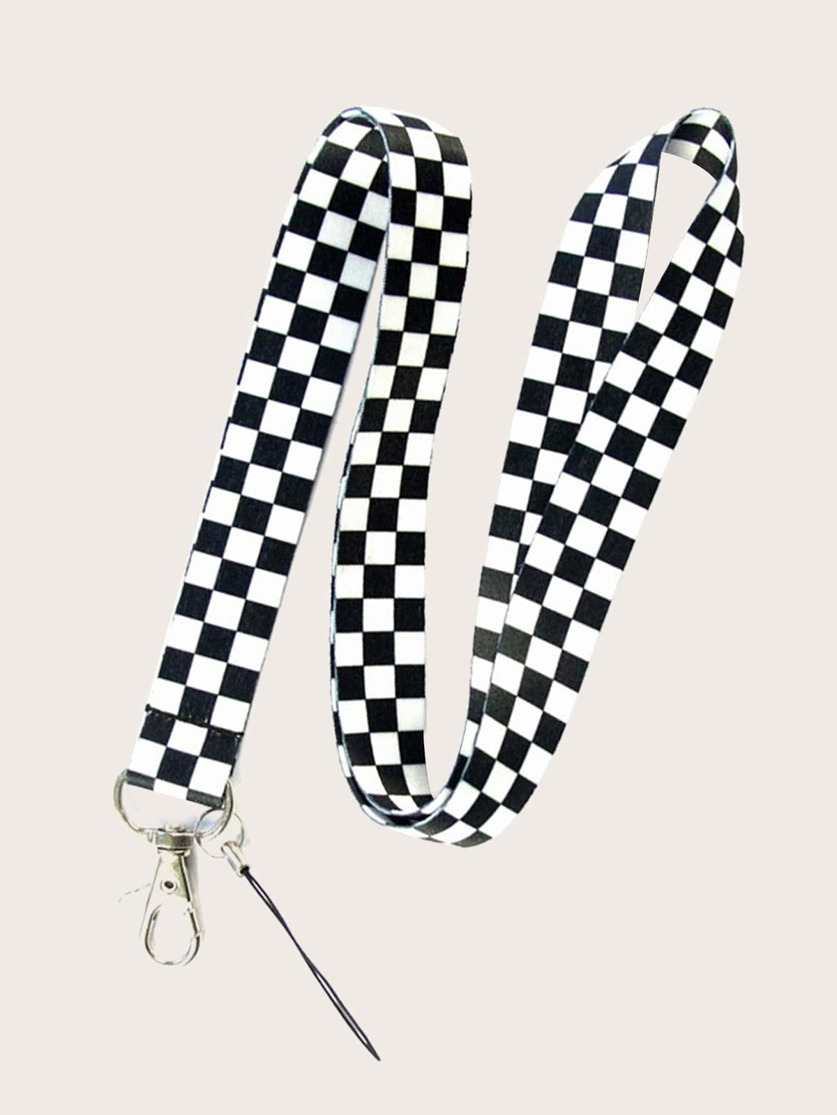 Checkerboard Phone Lanyard