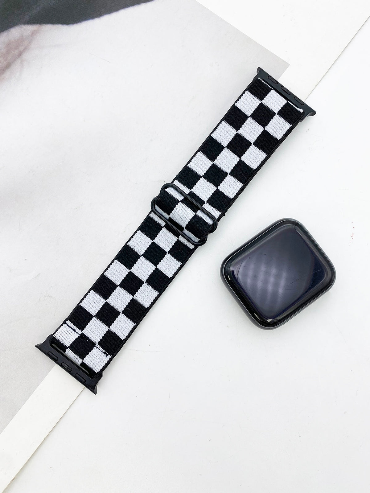 1pc Checkered Print Watchband Compatible With Apple Watch Band Apple Watch Strap Band Apple Watch Band Apple Watch Strap Strap Band,Apple Watch Band Apple Watch Strap Band Apple Watch Band Apple Watch