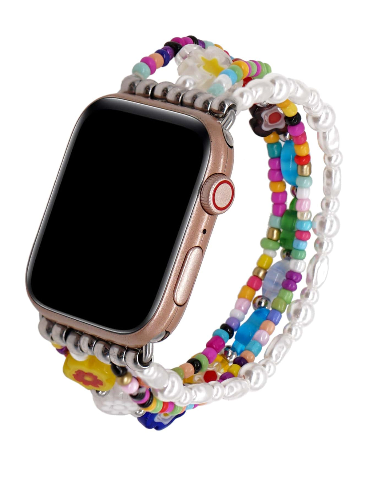 1pc Beaded Watchband Compatible With Apple Watch