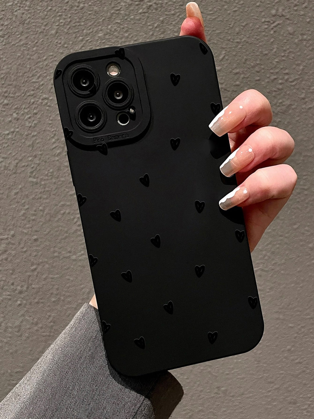 Heart Pattern Liquid Silicone Mobile Phone Case Full-Body Protection Shockproof Anti-Fall TPU Soft Rubber Case Compatible With IPhone11/12/13/14/15/15pro/15 Plus/15 Promax/7plus/8plus/X/Xs Max/Xr/11pr