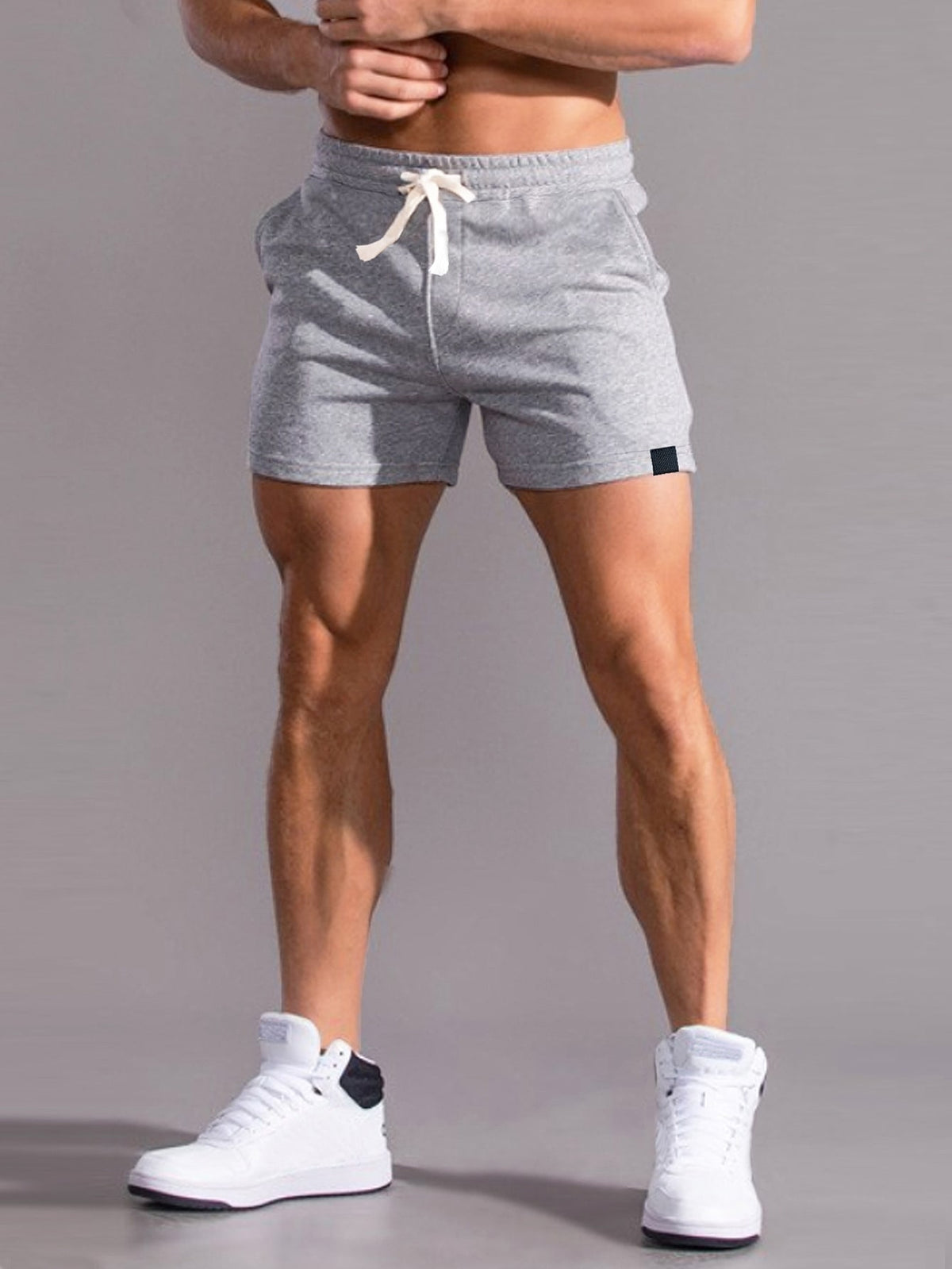 Manfinity Homme Men's Drawstring Waist Loose Casual Shorts