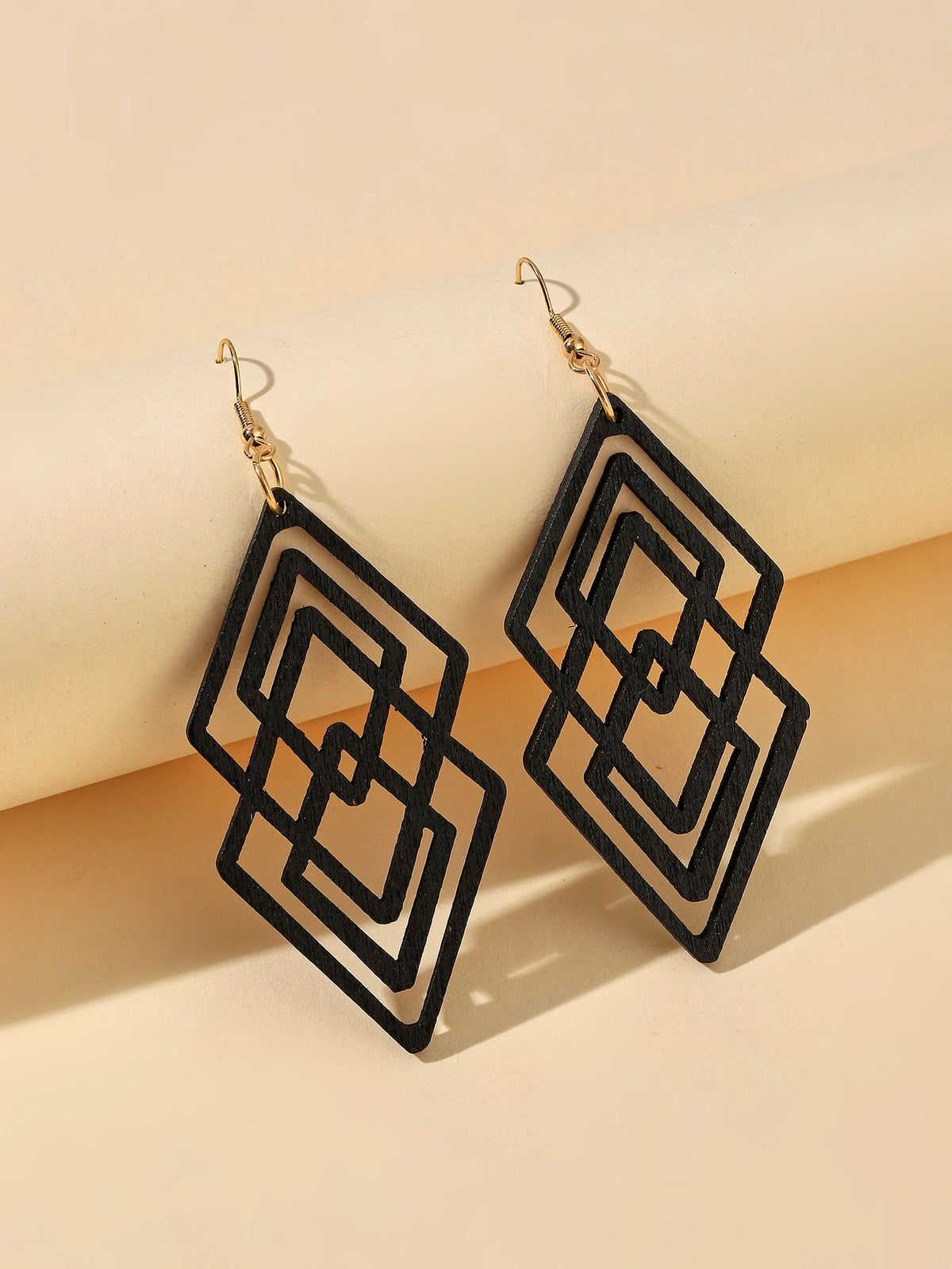 Hollow Out Geometric Drop Earrings