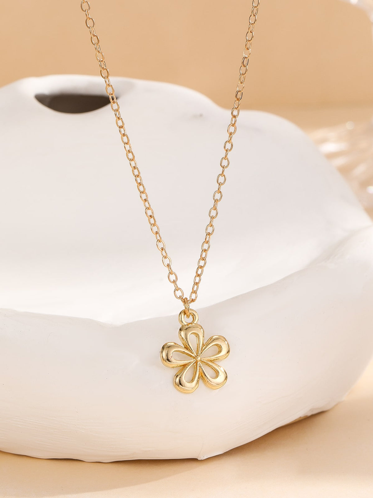 Flower Charm Necklace