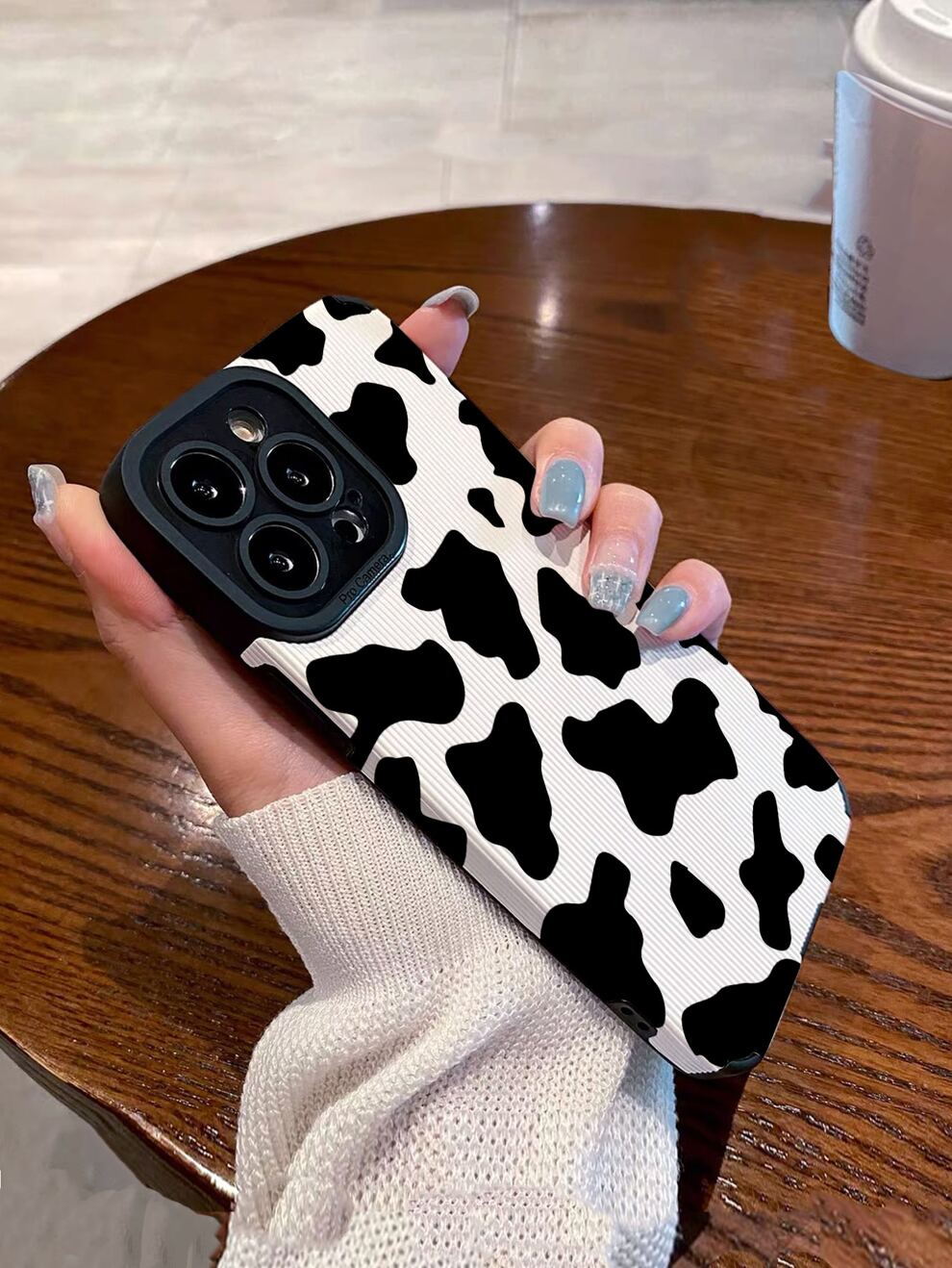 Cow Print Phone Case Compatible With IPhone 11,IPhone 13,Galaxy S23 Ultra