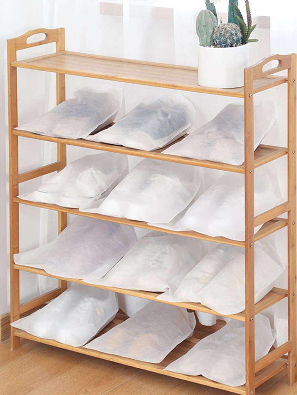 10pcs Disposable Shoe Storage Bag,Shoe Wash Bag,Anti-Yellow Shoes Bag,Non-woven Fabric Dust-Proof Organizer Bag