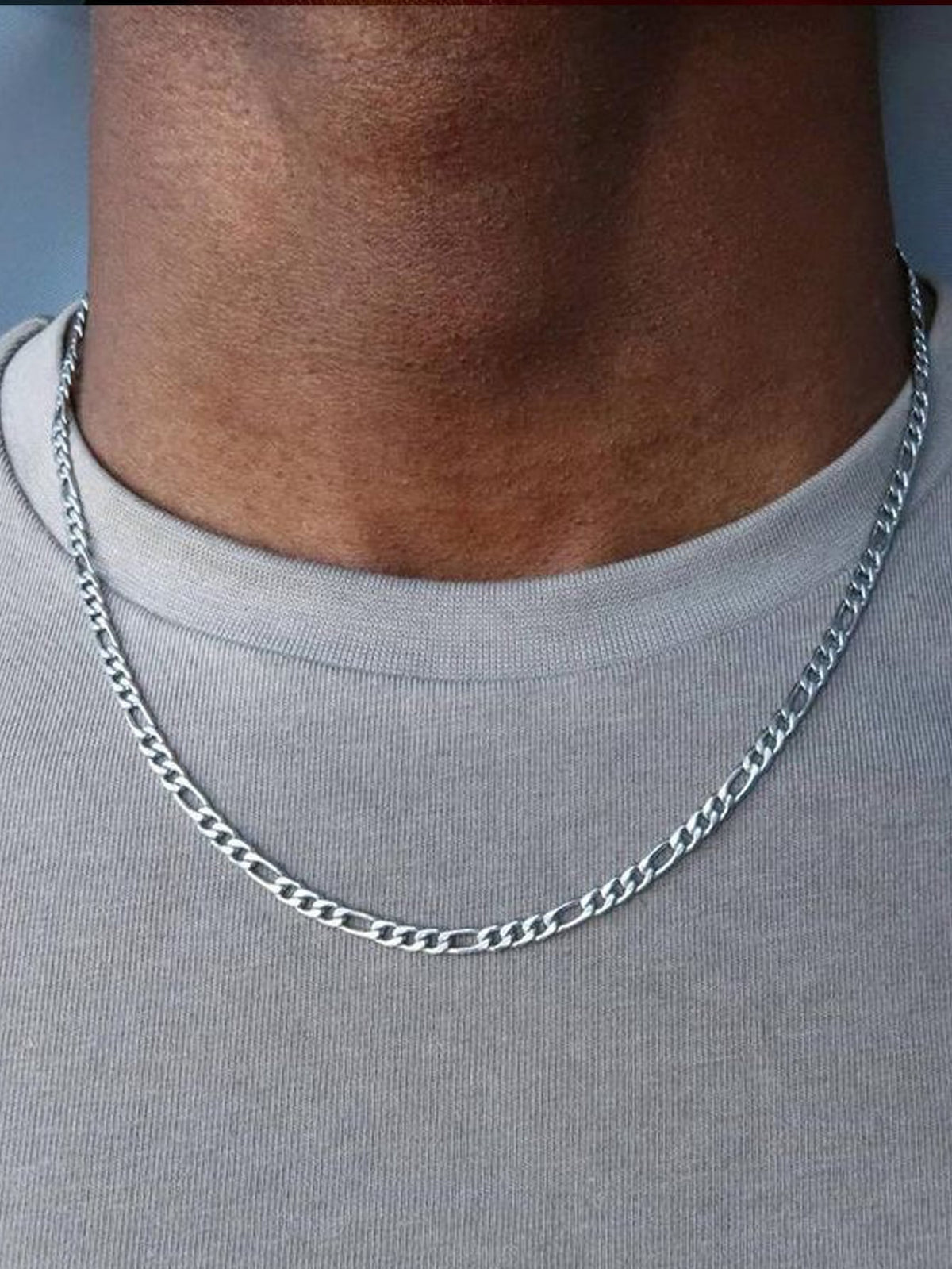 Fashionable and Popular 1pc Men Minimalist Chain Necklace, Stainless Steel Jewelry for Jewelry Gift and for a Stylish Look